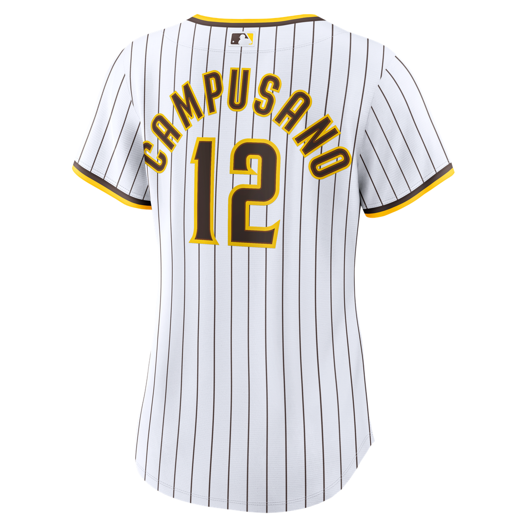 Luis Campusano San Diego Padres Nike Women's Home Replica Jersey - White Official MLB Team Apparel Baseball Fan Gear