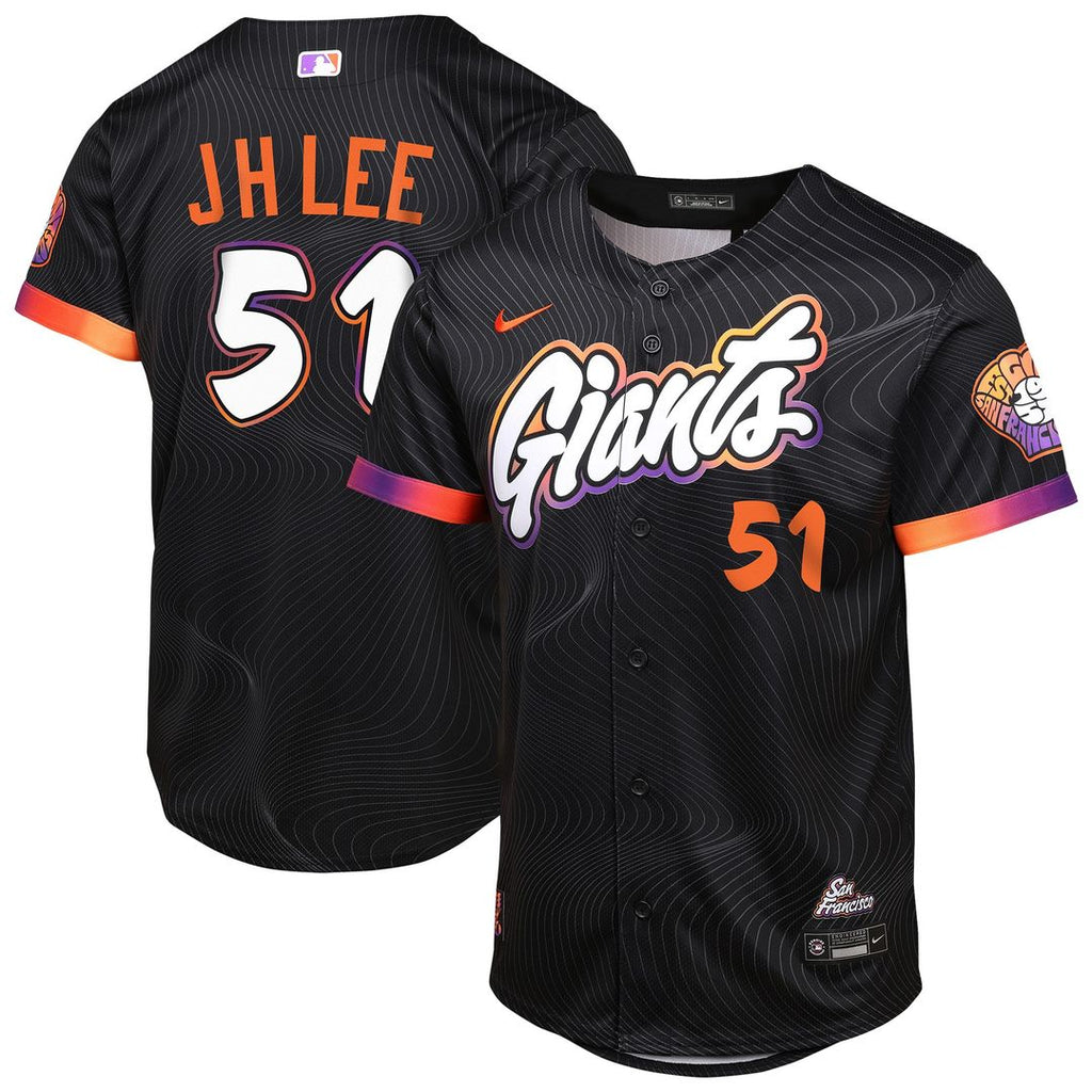 Jung Hoo Lee San Francisco Giants Nike Youth 2025 City Connect Limited Player Jersey - Anthracite Official MLB Team Apparel Baseball Fan Gear