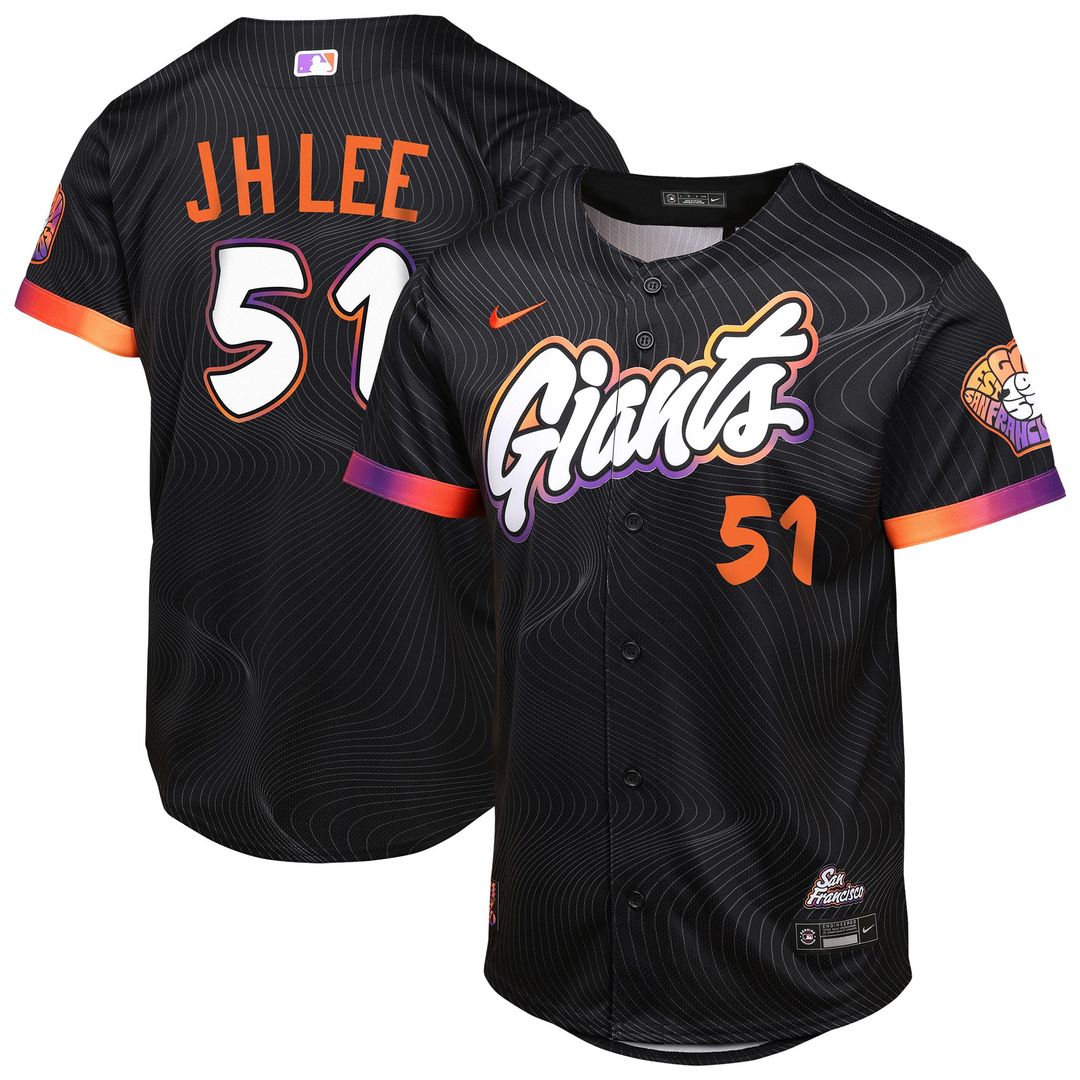 Jung Hoo Lee San Francisco Giants Nike Youth 2025 City Connect Limited Player Jersey - Anthracite Official MLB Team Apparel Baseball Fan Gear