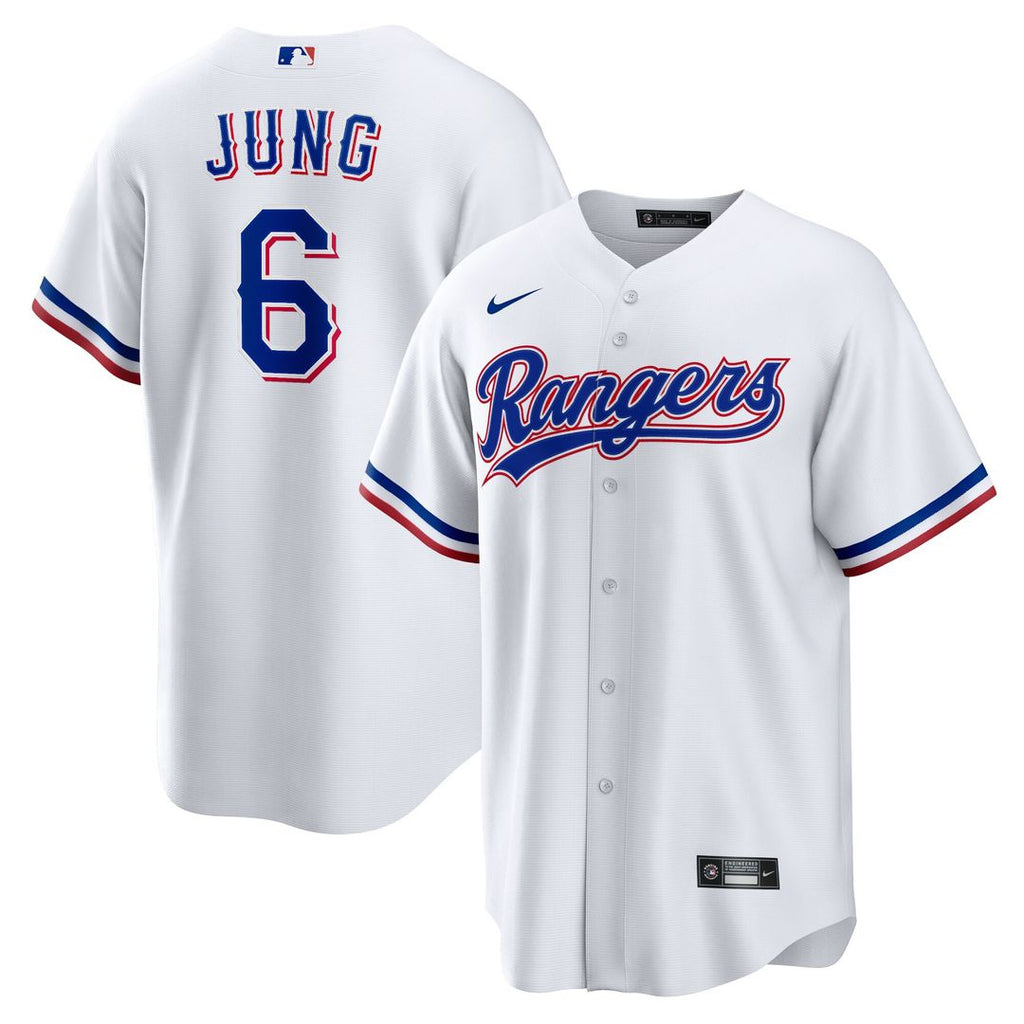 Josh Jung Texas Rangers Nike Replica Player Jersey - White Official MLB Team Apparel Baseball Fan Gear