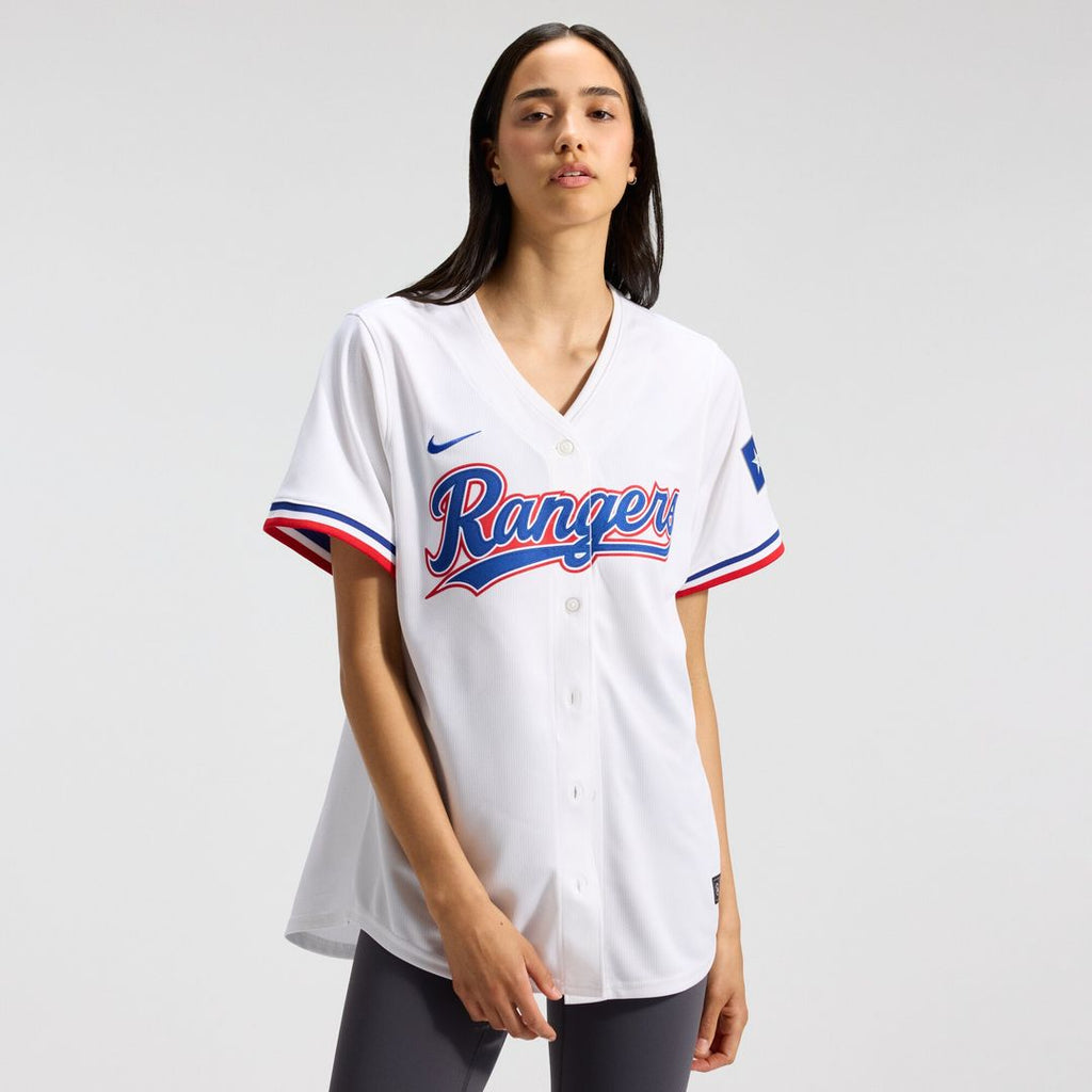 Texas Rangers Nike Women's Home Limited Jersey - White Official MLB Team Apparel Baseball Fan Gear