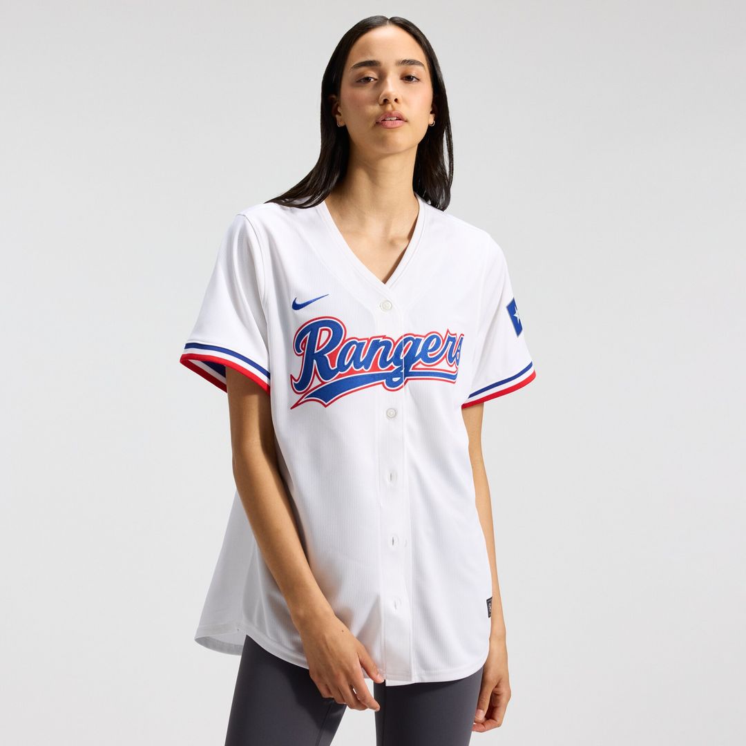 Texas Rangers Nike Women's Home Limited Jersey - White Official MLB Team Apparel Baseball Fan Gear