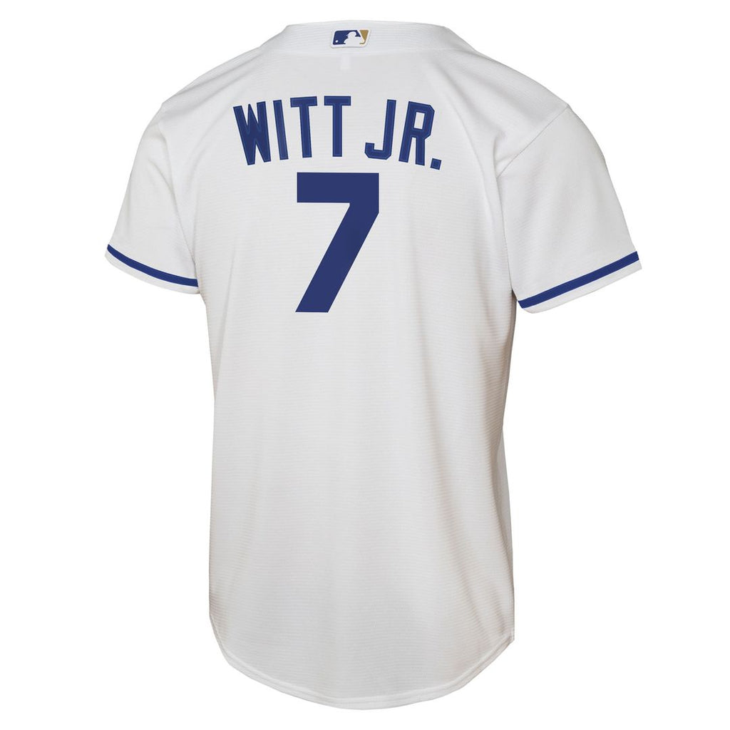 Bobby Witt Jr. Kansas City Royals Nike Youth Home Replica Player Jersey - White Official MLB Team Apparel Baseball Fan Gear
