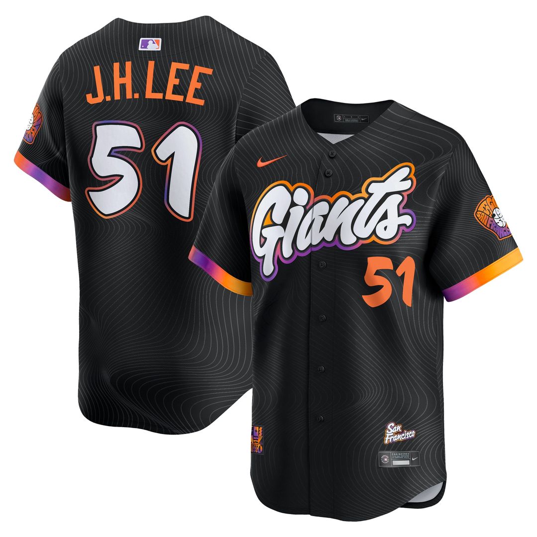 Jung Hoo Lee San Francisco Giants Nike 2025 City Connect Limited Jersey - Black Official MLB Team Apparel Baseball Fan Gear