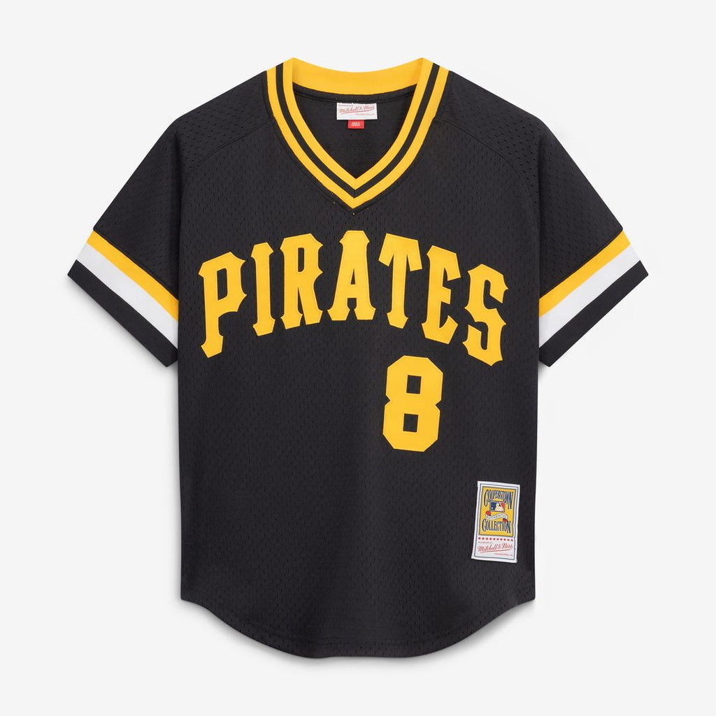 Willie Stargell Pittsburgh Pirates Mitchell & Ness Authentic Batting Practice Jersey - Black Official MLB Team Apparel Baseball Fan Gear