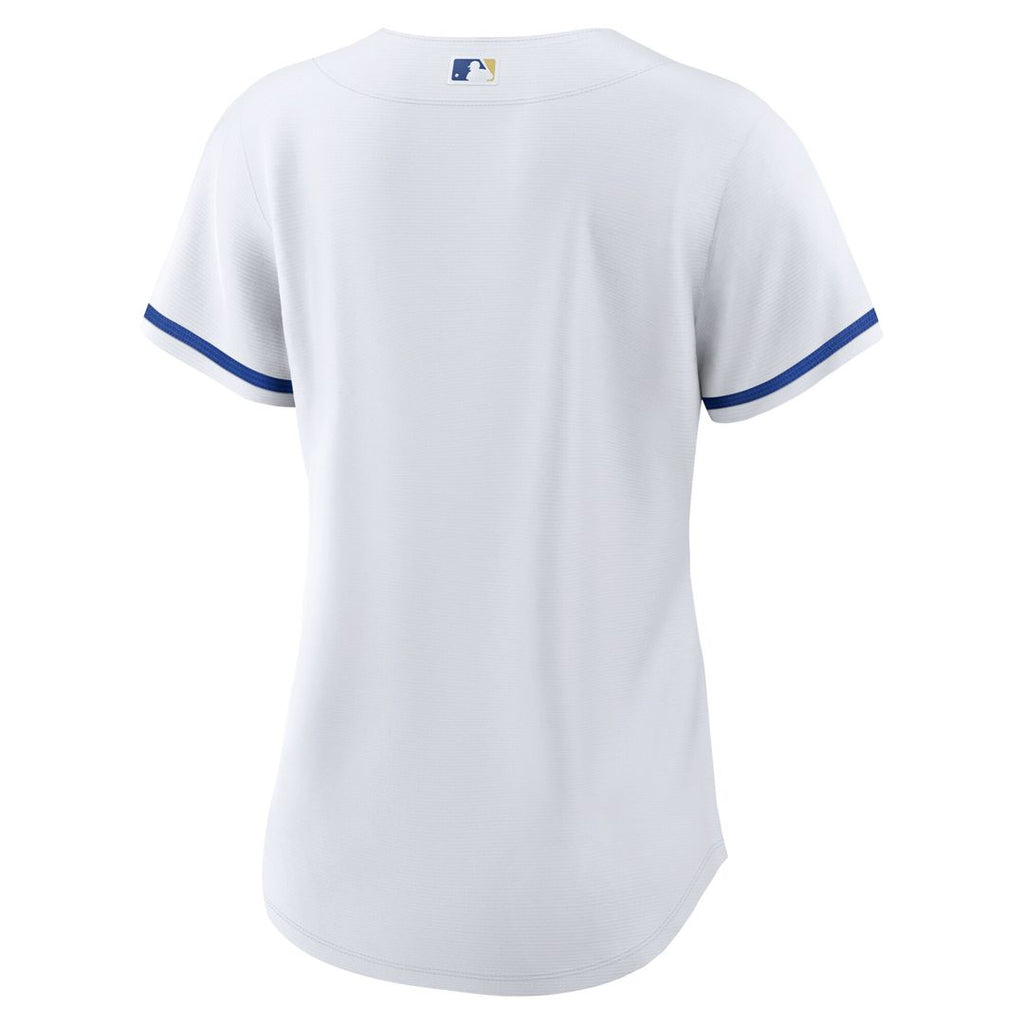 Kansas City Royals Nike Women's Home Replica Team Logo Jersey - White Official MLB Team Apparel Baseball Fan Gear