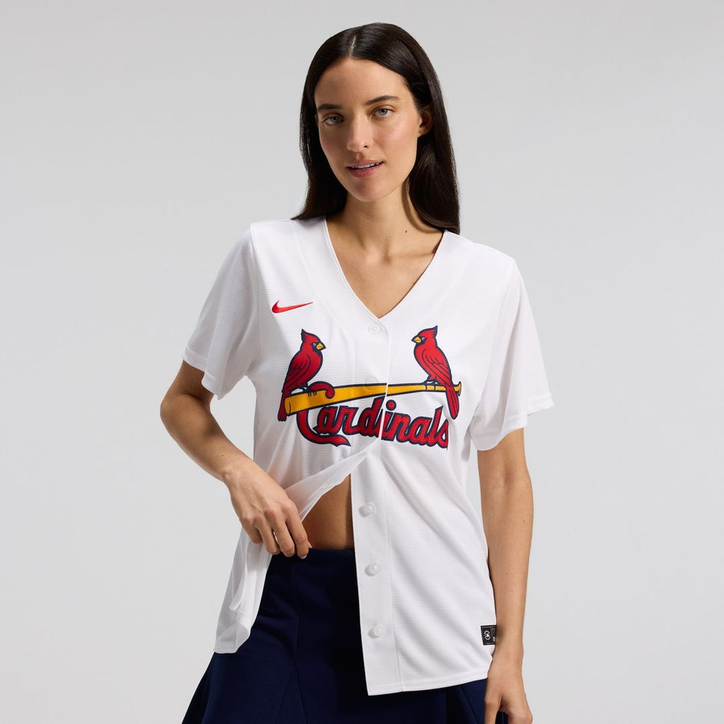 St. Louis Cardinals Nike Women's Home Replica Team Jersey - White Official MLB Team Apparel Baseball Fan Gear