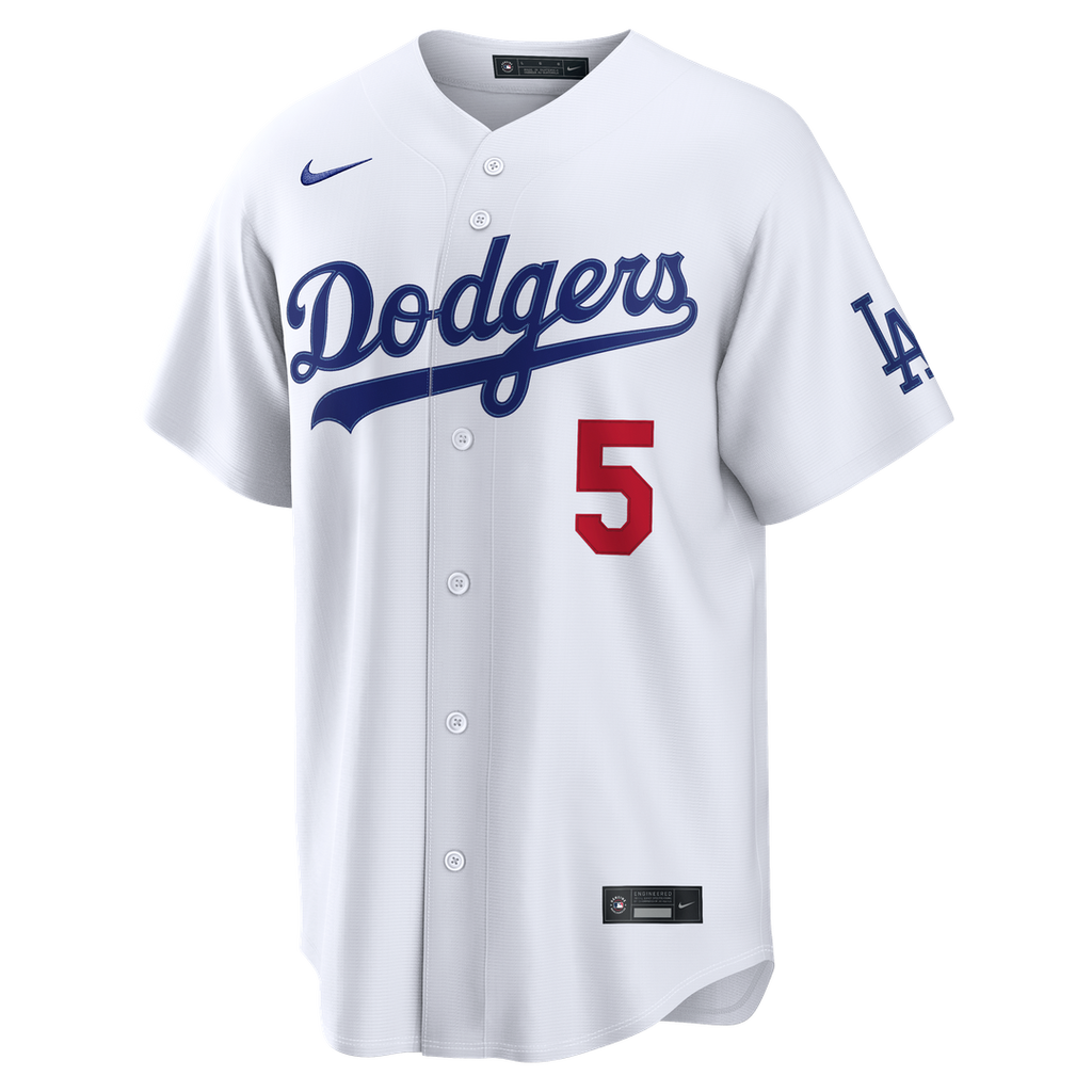 Freddie Freeman Los Angeles Dodgers Nike Home Stadium Jersey - White Official MLB Team Apparel Baseball Fan Gear