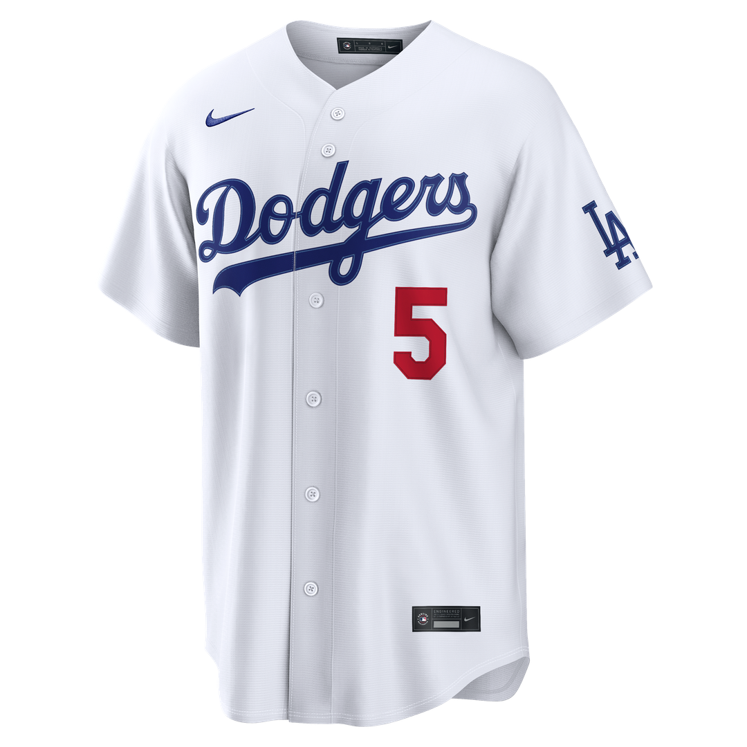Freddie Freeman Los Angeles Dodgers Nike Home Stadium Jersey - White Official MLB Team Apparel Baseball Fan Gear
