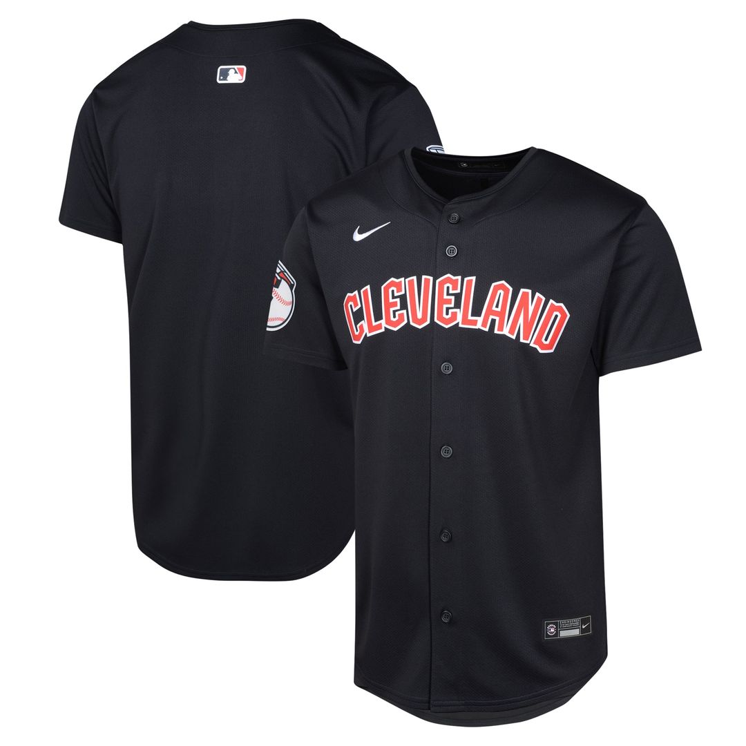 Cleveland Guardians Nike Youth Alternate Limited Jersey - Navy Official MLB Team Apparel Baseball Fan Gear