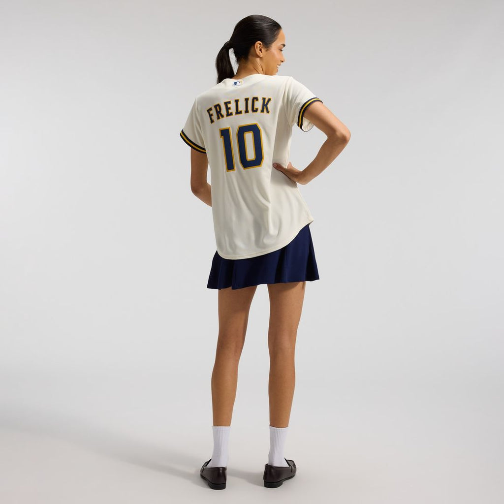 Sal Frelick Milwaukee Brewers Nike Women's Home Replica Jersey - Cream Official MLB Team Apparel Baseball Fan Gear