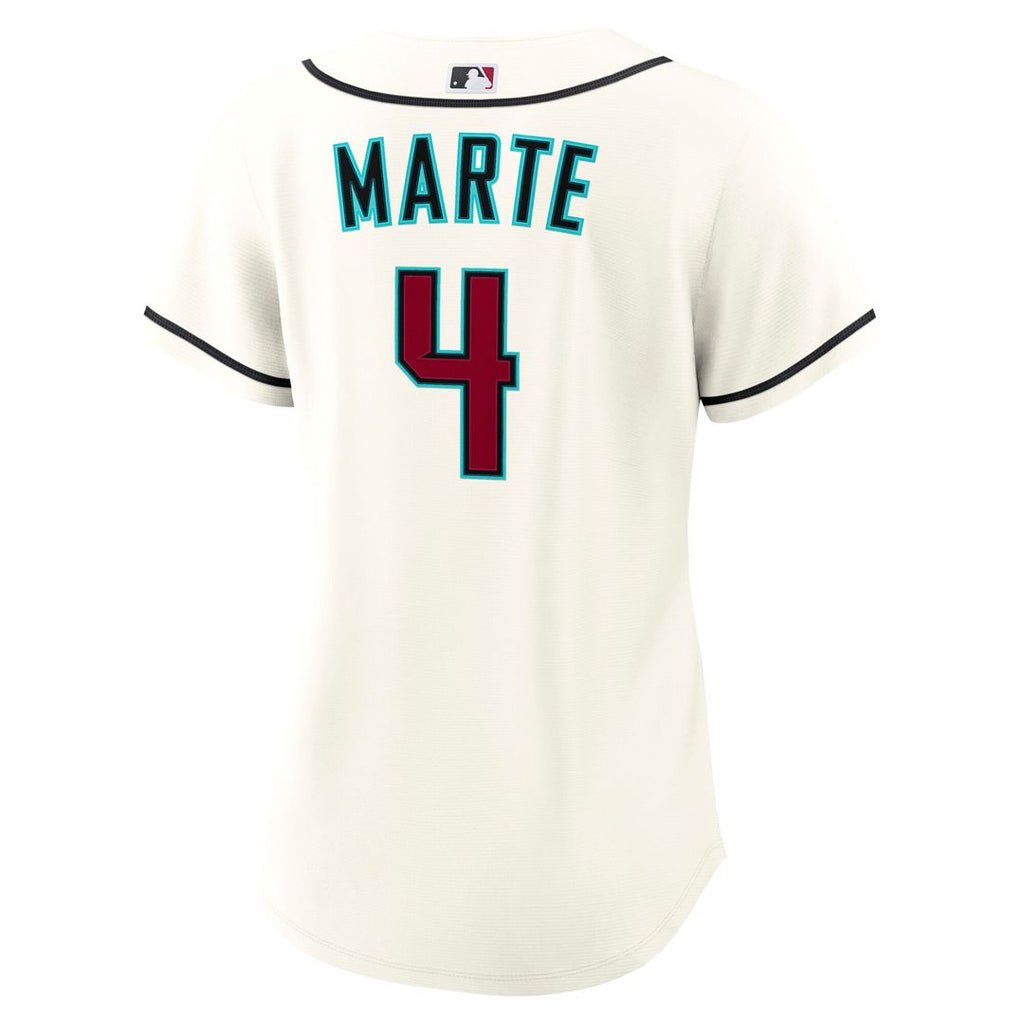 Ketel Marte Arizona Diamondbacks Nike Women's Home Replica Jersey - Cream Official MLB Team Apparel Baseball Fan Gear