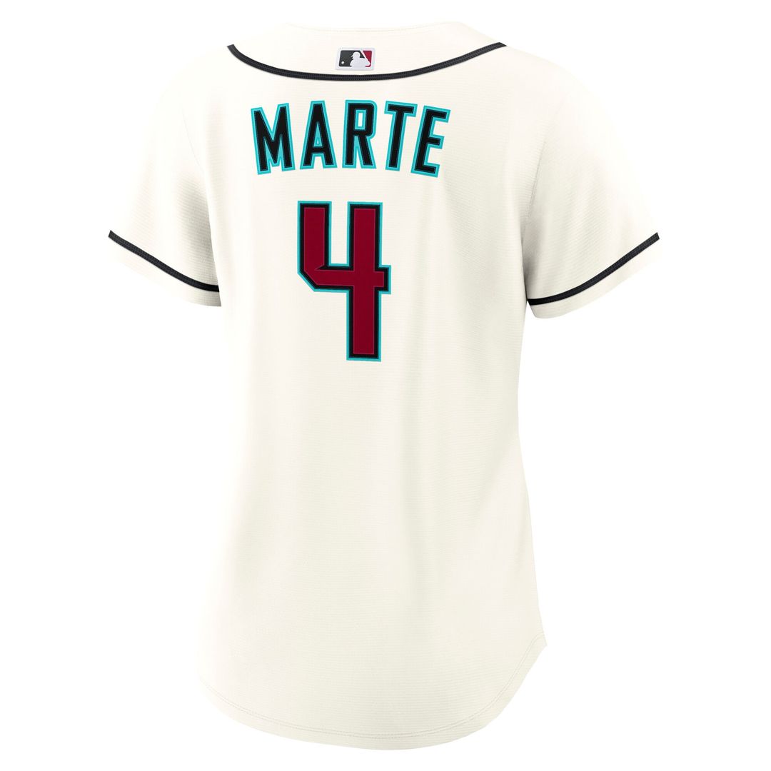 Ketel Marte Arizona Diamondbacks Nike Women's Home Replica Jersey - Cream Official MLB Team Apparel Baseball Fan Gear