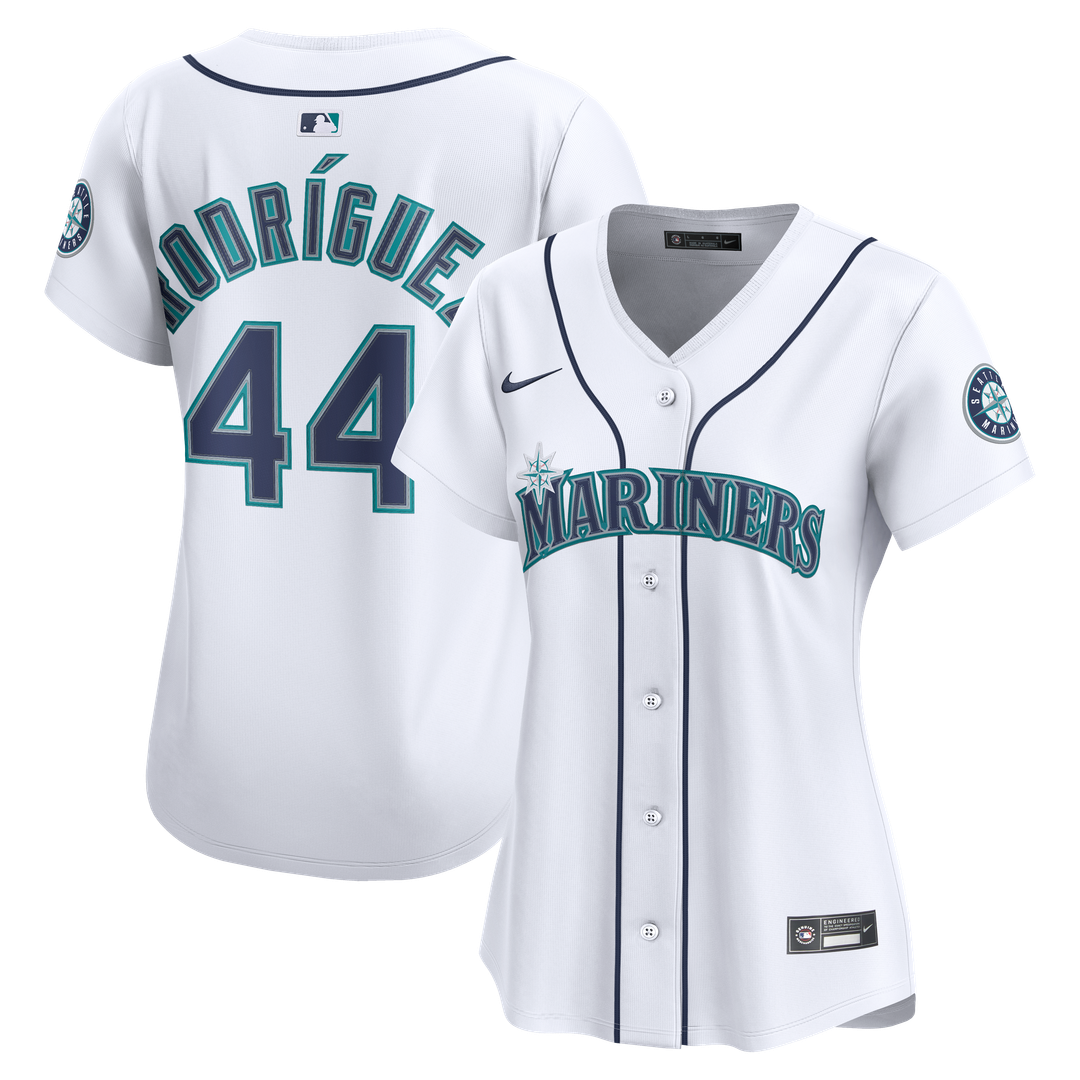 Julio Rodríguez Seattle Mariners Nike Women's Home Limited Jersey - White Official MLB Team Apparel Baseball Fan Gear