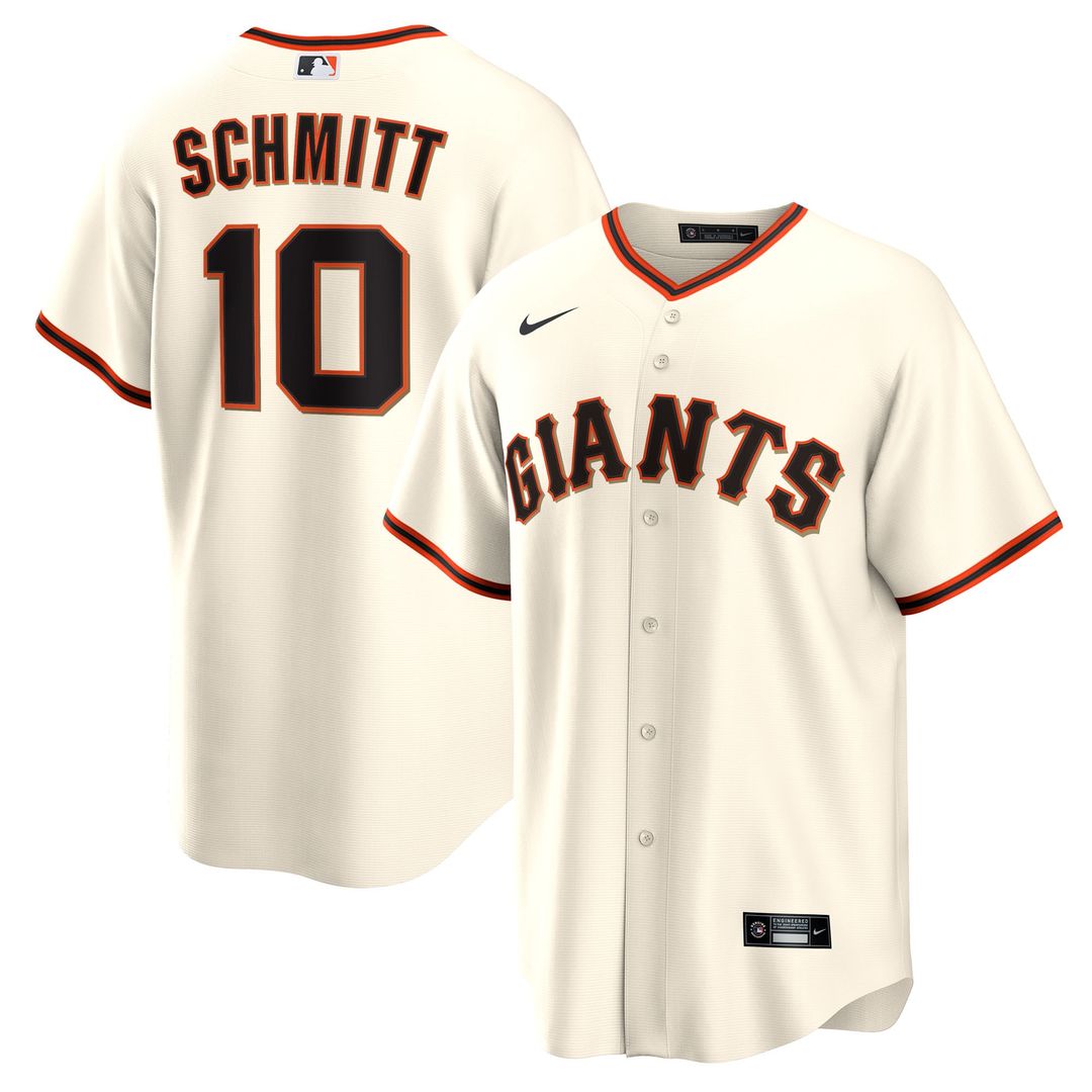 Casey Schmitt San Francisco Giants Nike Home Replica Jersey - Cream Official MLB Team Apparel Baseball Fan Gear