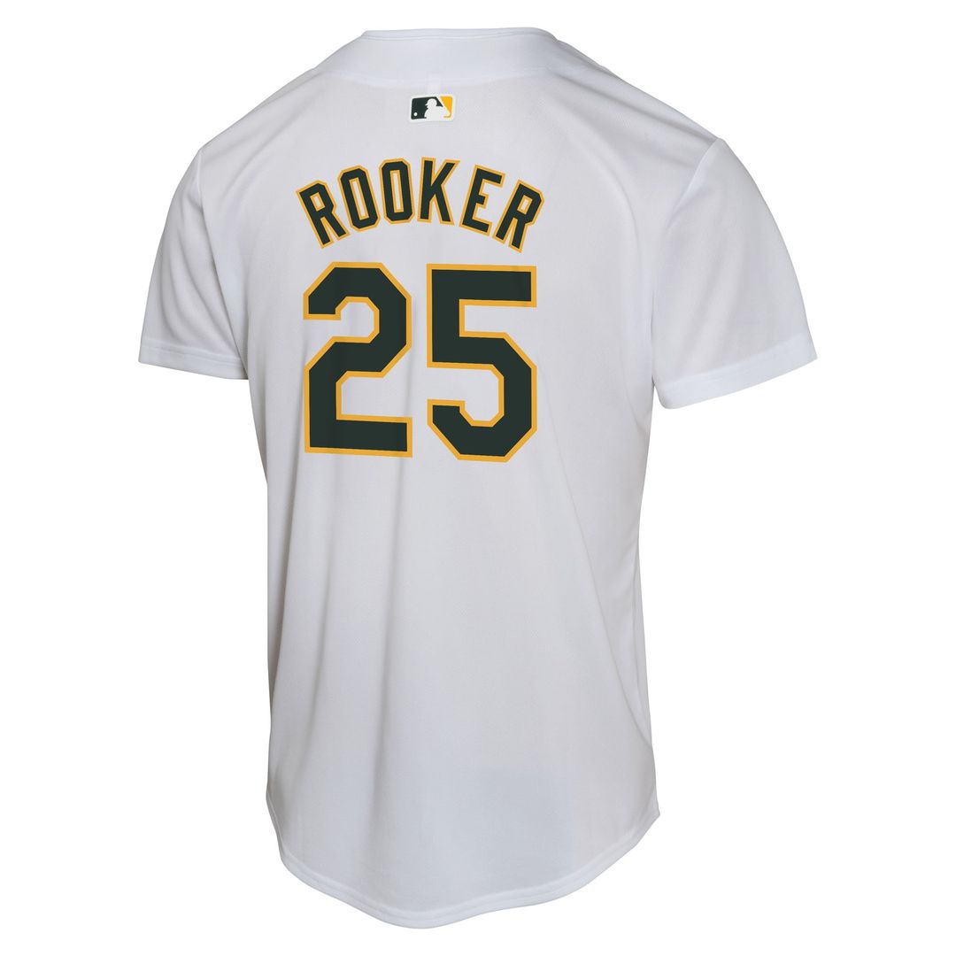 Brent Rooker Athletics Nike Home Player Game Jersey - White Official MLB Team Apparel Baseball Fan Gear