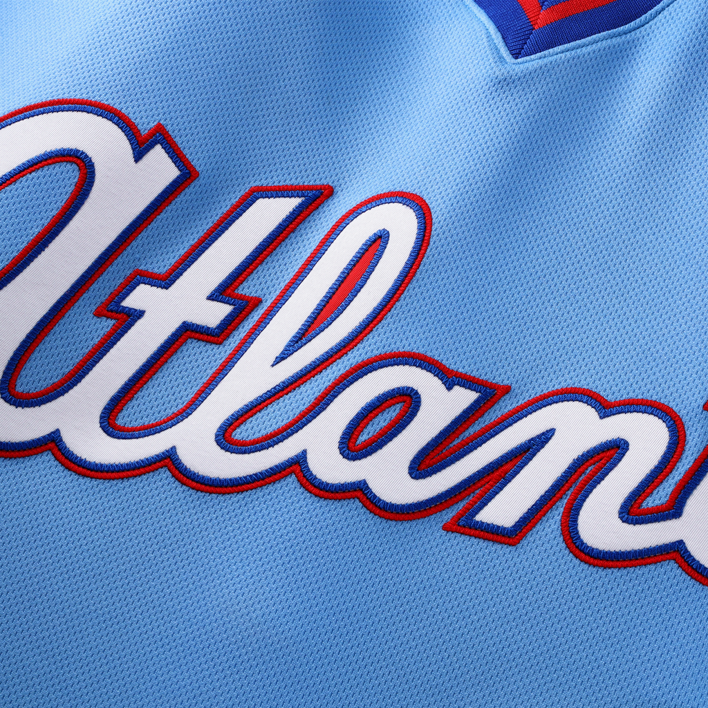 Atlanta Braves Nike 2026 City Connect Authentic Jersey - Powder Blue Official MLB Team Apparel Baseball Fan Gear