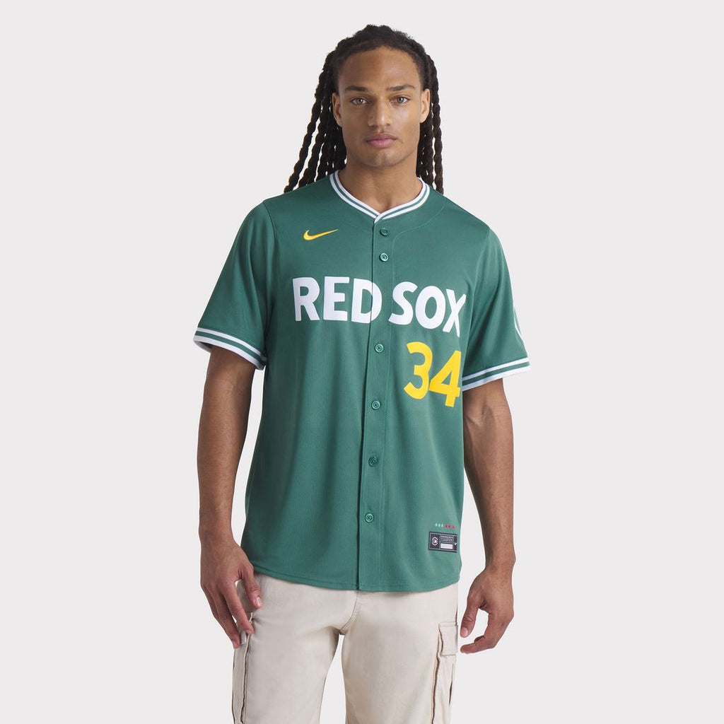 David Ortiz Boston Red Sox Nike 2025 City Connect Limited Retired Player Jersey - Green Official MLB Team Apparel Baseball Fan Gear