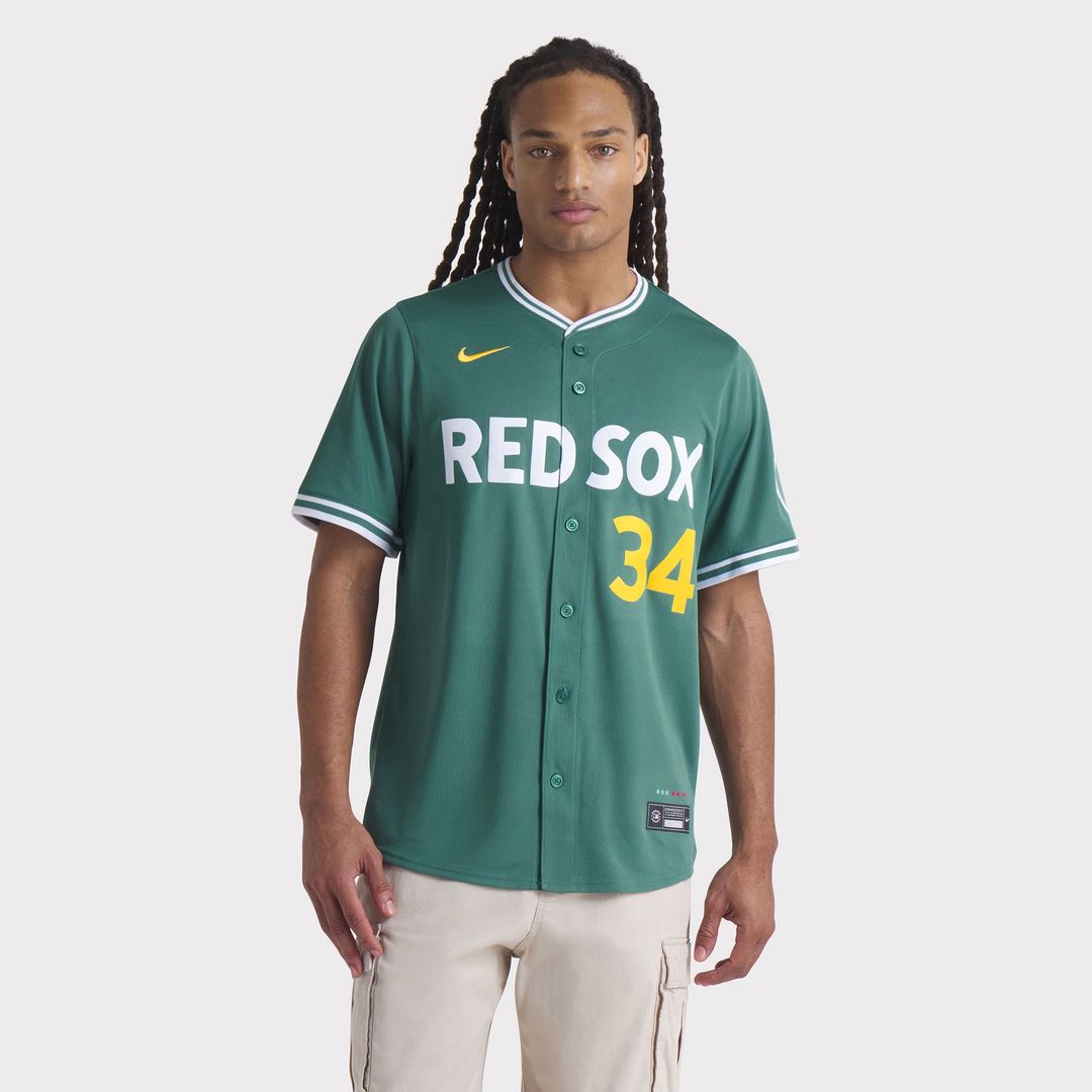 David Ortiz Boston Red Sox Nike 2025 City Connect Limited Retired Player Jersey - Green Official MLB Team Apparel Baseball Fan Gear