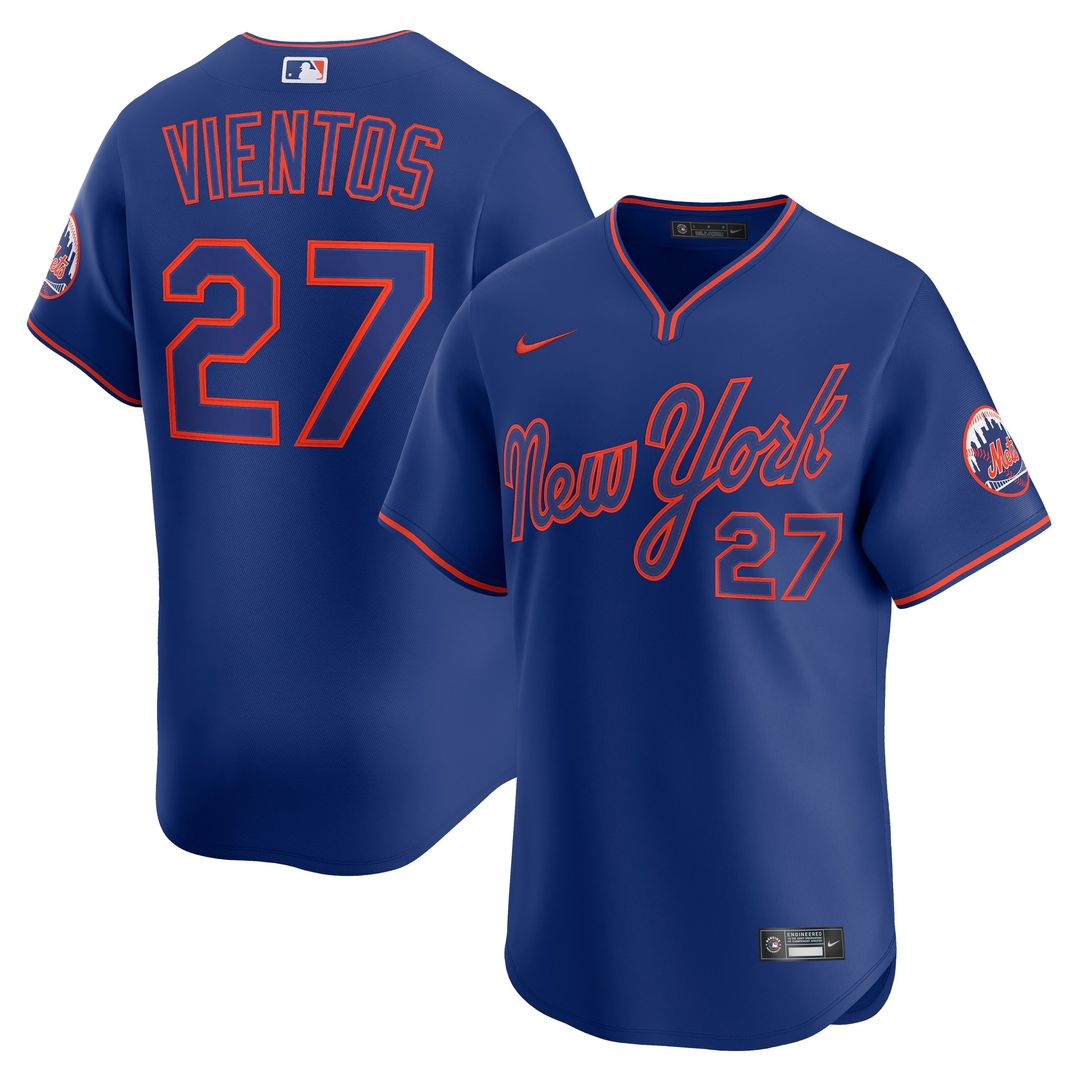 Mark Vientos New York Mets Nike All-Star Limited Jersey - Gray Official MLB Team Apparel Baseball Fan Gear