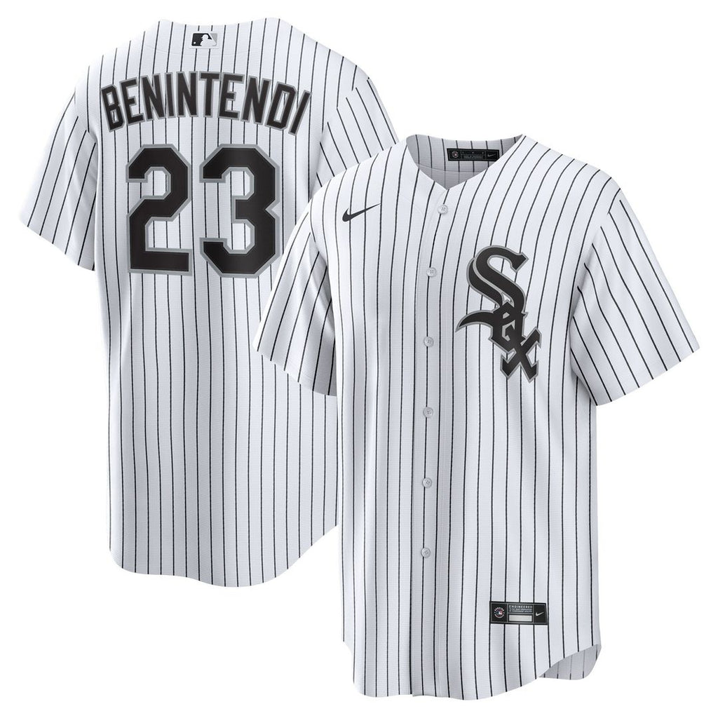 Andrew Benintendi Chicago White Sox Nike Home Official Player Jersey - White/Black Official MLB Team Apparel Baseball Fan Gear