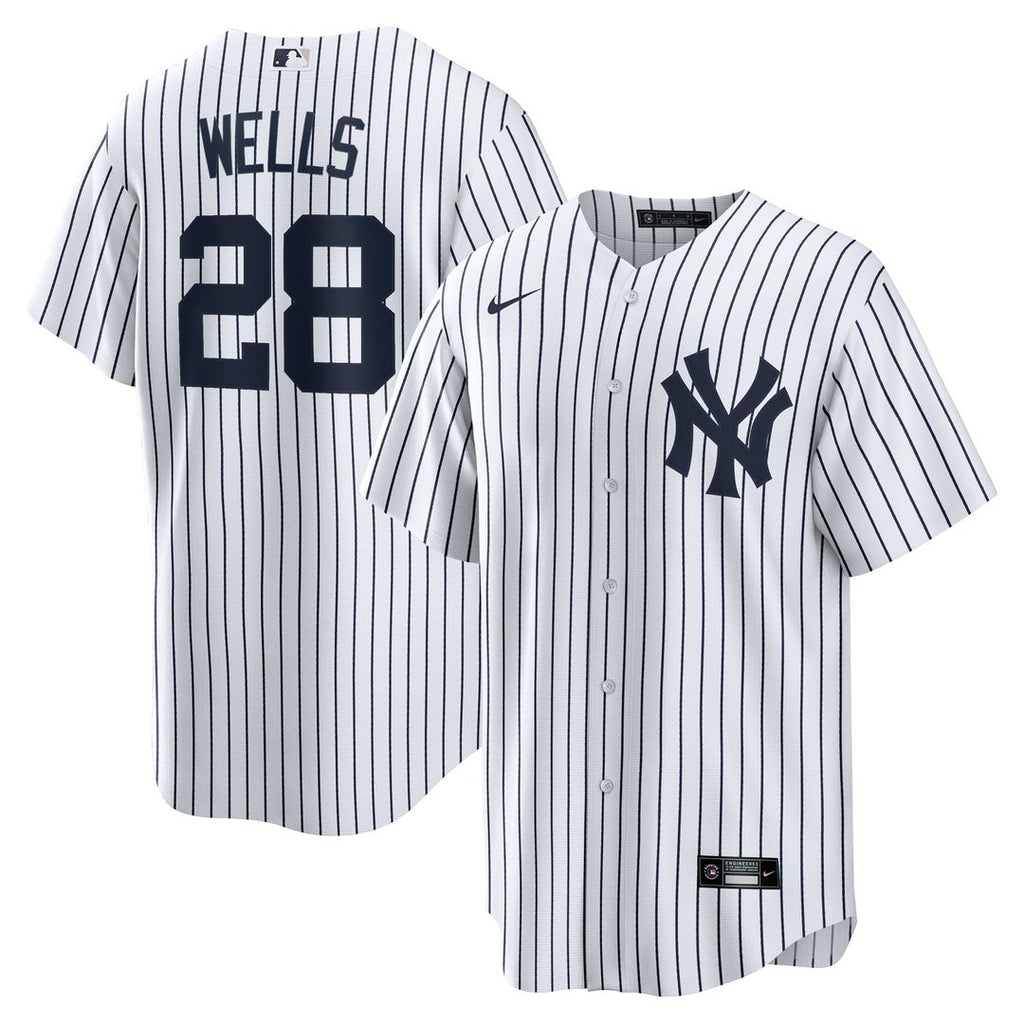 Austin Wells New York Yankees Nike Home Replica Jersey - White Official MLB Team Apparel Baseball Fan Gear