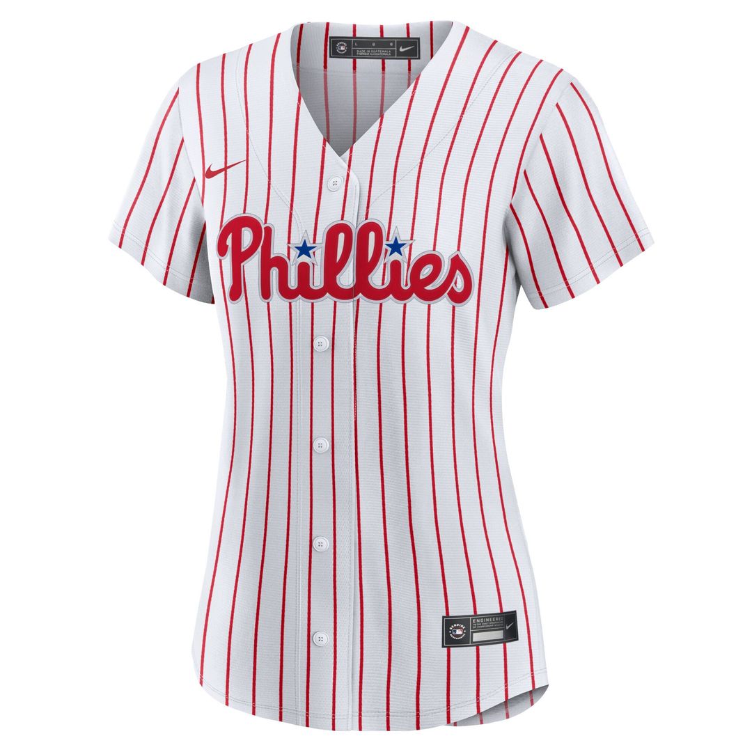 Bryce Harper Philadelphia Phillies Nike Women's Home Replica Player Jersey - White Official MLB Team Apparel Baseball Fan Gear