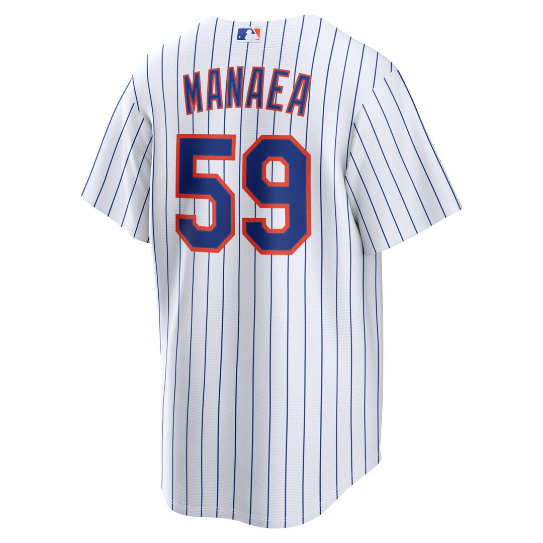 Sean Manaea New York Mets Nike Home Replica Jersey - White Official MLB Team Apparel Baseball Fan Gear