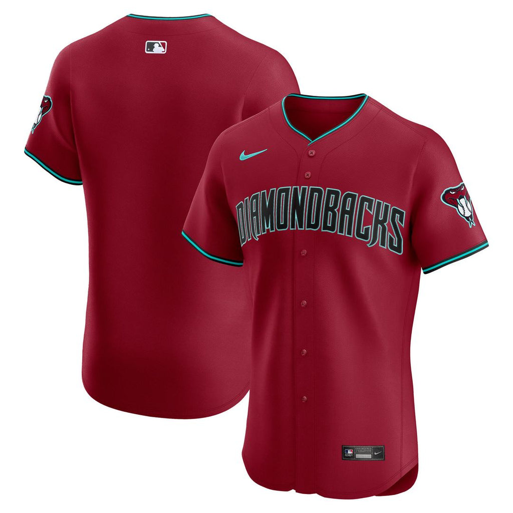 Arizona Diamondbacks Nike Alternate 2 Elite Jersey - Red Official MLB Team Apparel Baseball Fan Gear