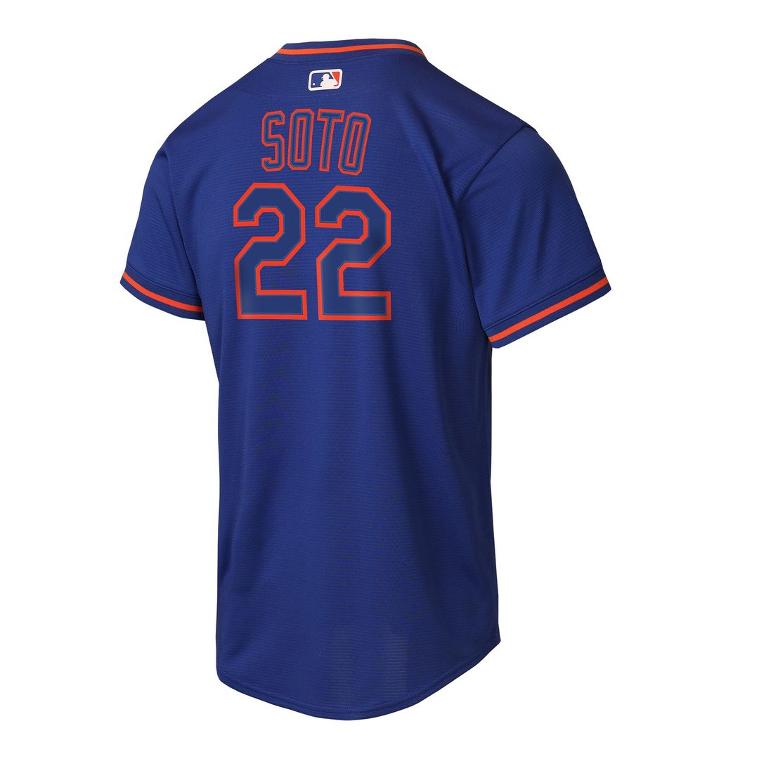 Juan Soto New York Mets Nike Youth Road Replica Jersey - Gray Official MLB Team Apparel Baseball Fan Gear