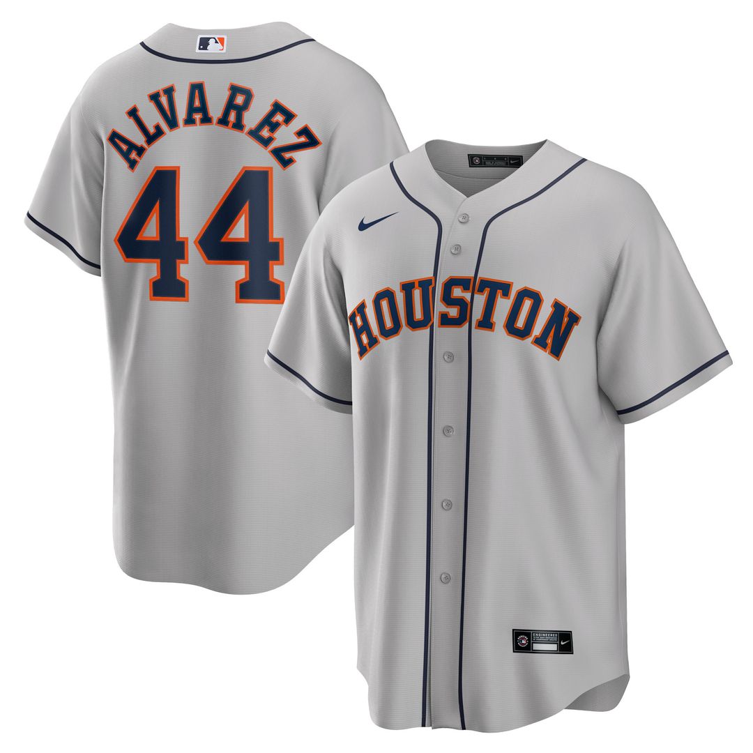Yordan Álvarez Houston Astros Nike Alternate Replica Player Jersey - Orange Official MLB Team Apparel Baseball Fan Gear