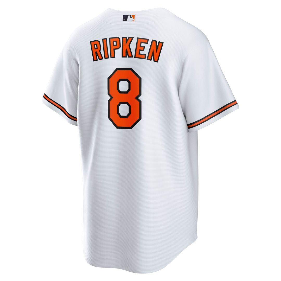 Cal Ripken Jr. Baltimore Orioles Nike Throwback Replica Player Jersey - White Official MLB Team Apparel Baseball Fan Gear
