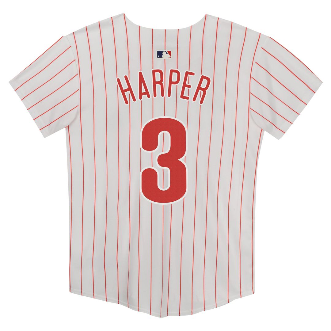 Bryce Harper Philadelphia Phillies Nike Preschool Home Game Jersey - White Official MLB Team Apparel Baseball Fan Gear