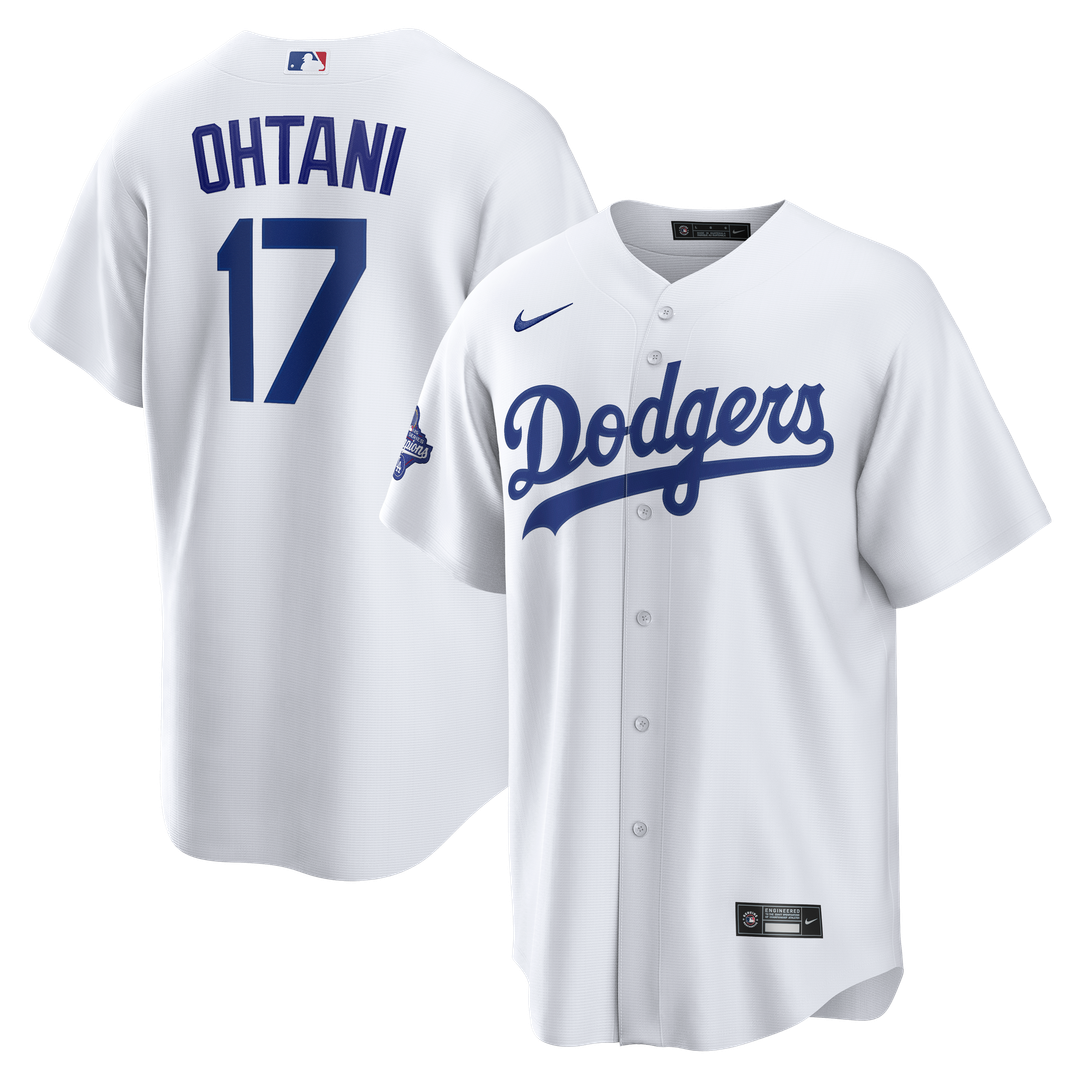 Shohei Ohtani Los Angeles Dodgers Nike 2025 World Series Champions Home Replica Jersey - White Official MLB Team Apparel Baseball Fan Gear