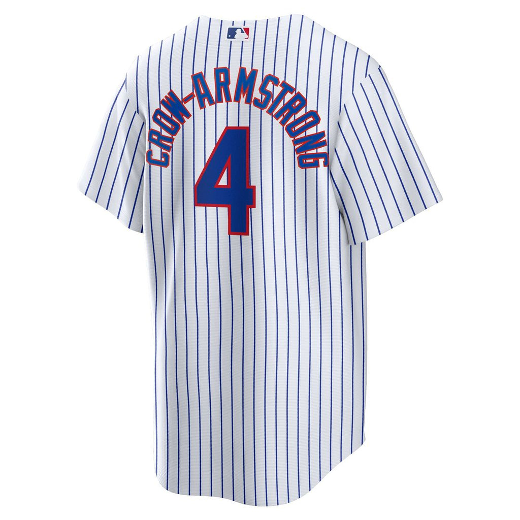 Pete Crow-Armstrong Chicago Cubs Nike Home Replica Jersey - White Official MLB Team Apparel Baseball Fan Gear