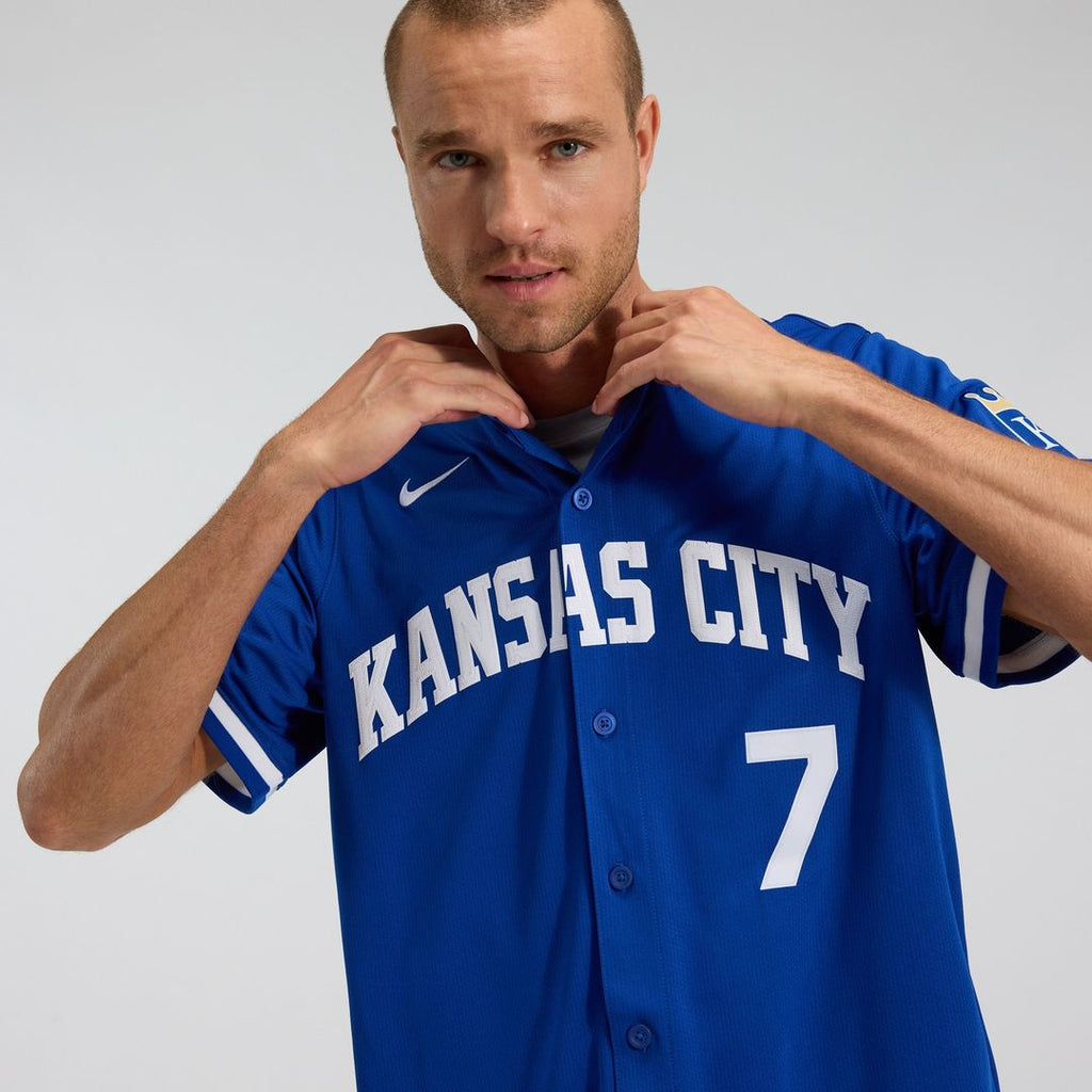 Bobby Witt Jr. Kansas City Royals Nike Alternate 2 Limited Player Jersey - Royal Official MLB Team Apparel Baseball Fan Gear