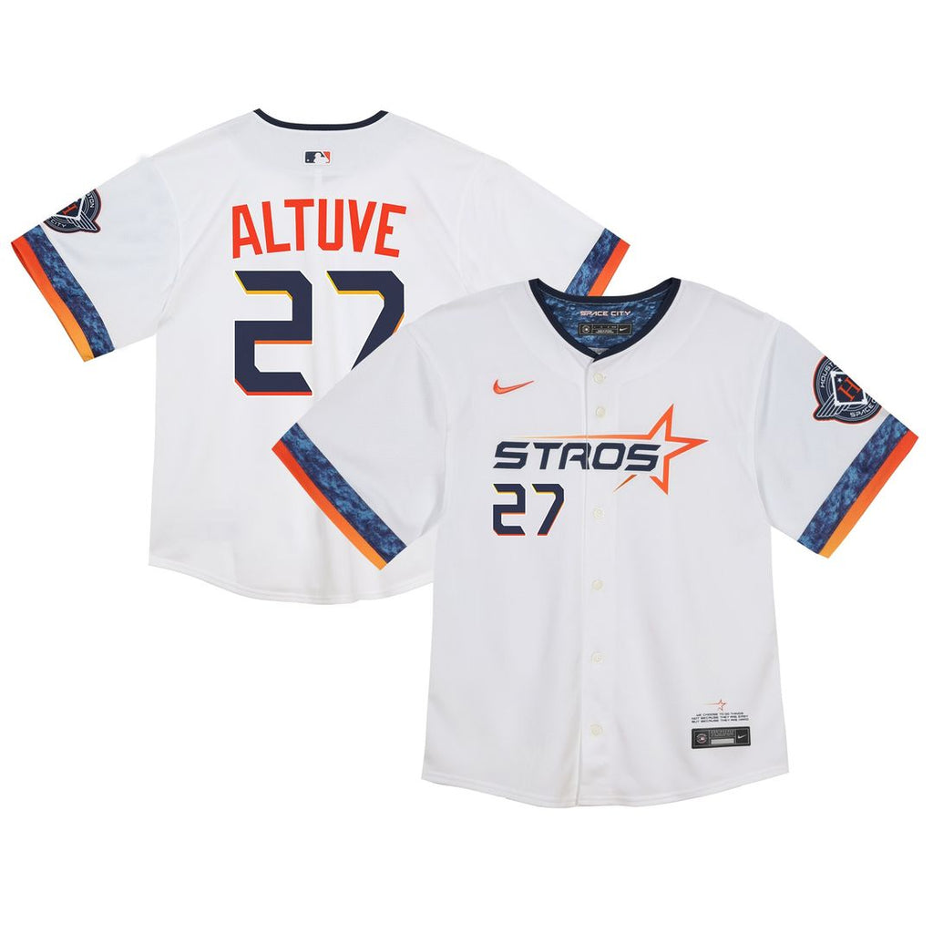 Jose Altuve Houston Astros Nike Toddler City Connect 2025 Limited Jersey - White Official MLB Team Apparel Baseball Fan Gear