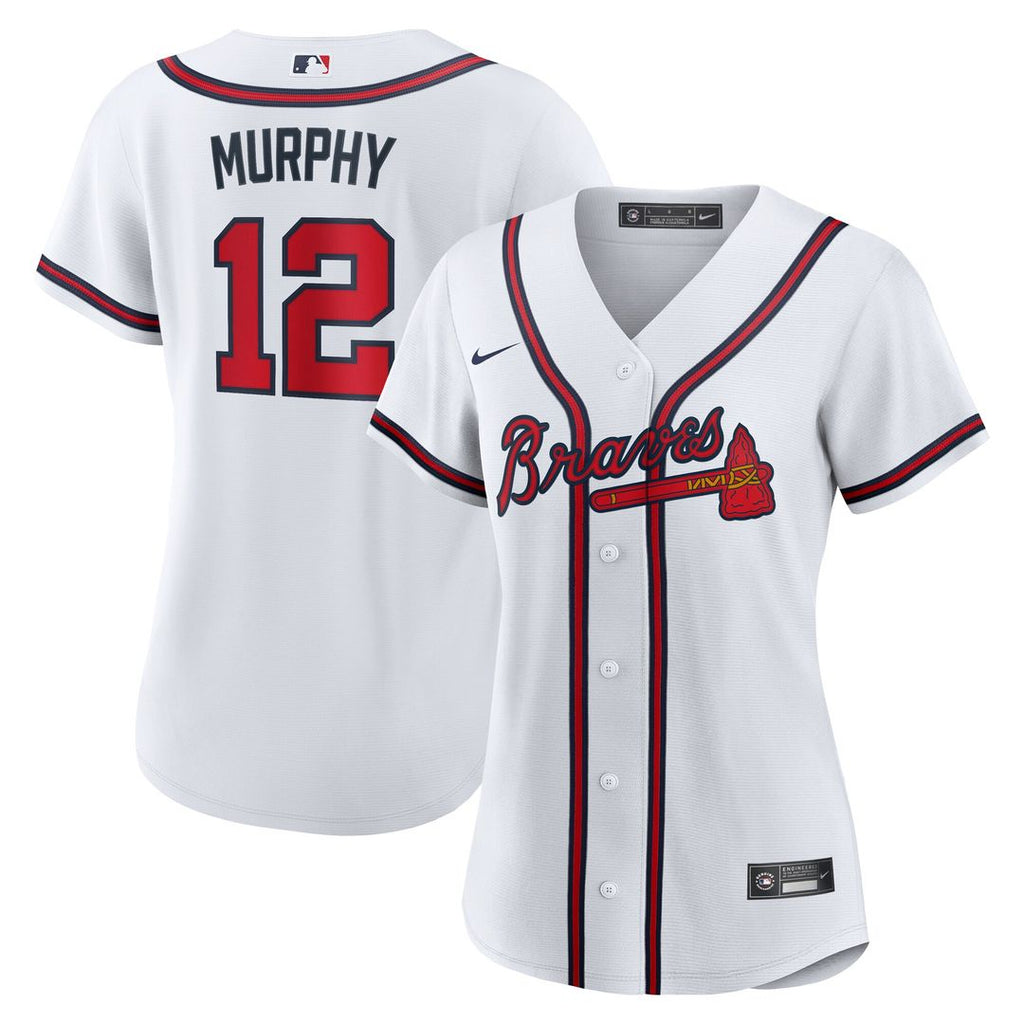 Sean Murphy Atlanta Braves Nike Women's Home Replica Jersey - White Official MLB Team Apparel Baseball Fan Gear