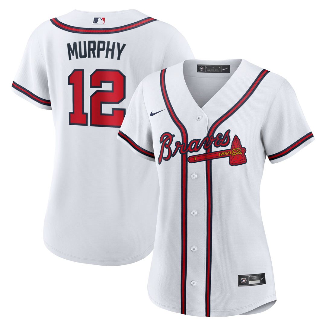 Sean Murphy Atlanta Braves Nike Women's Home Replica Jersey - White Official MLB Team Apparel Baseball Fan Gear