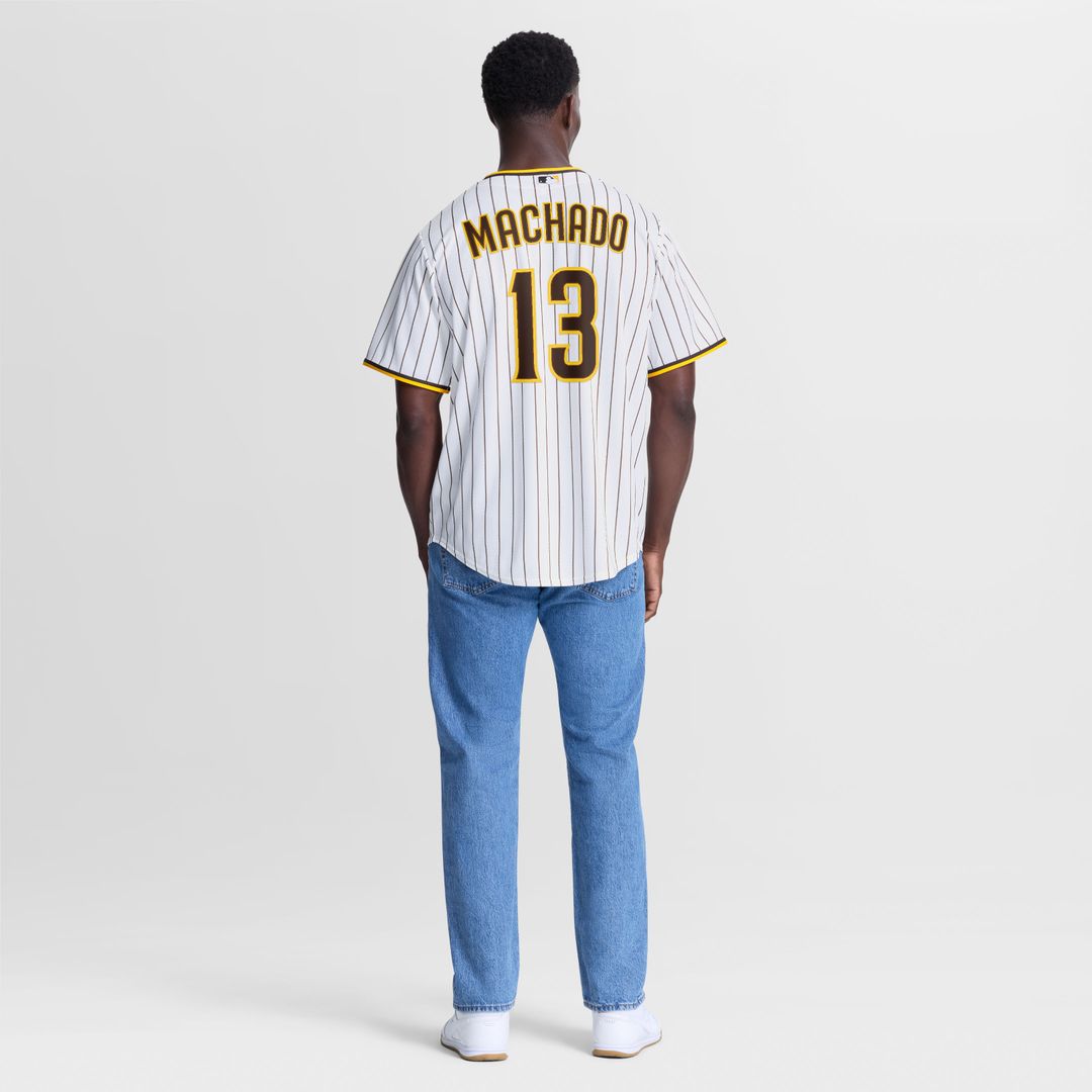 Manny Machado San Diego Padres Nike Home Replica Player Jersey - White Official MLB Team Apparel Baseball Fan Gear