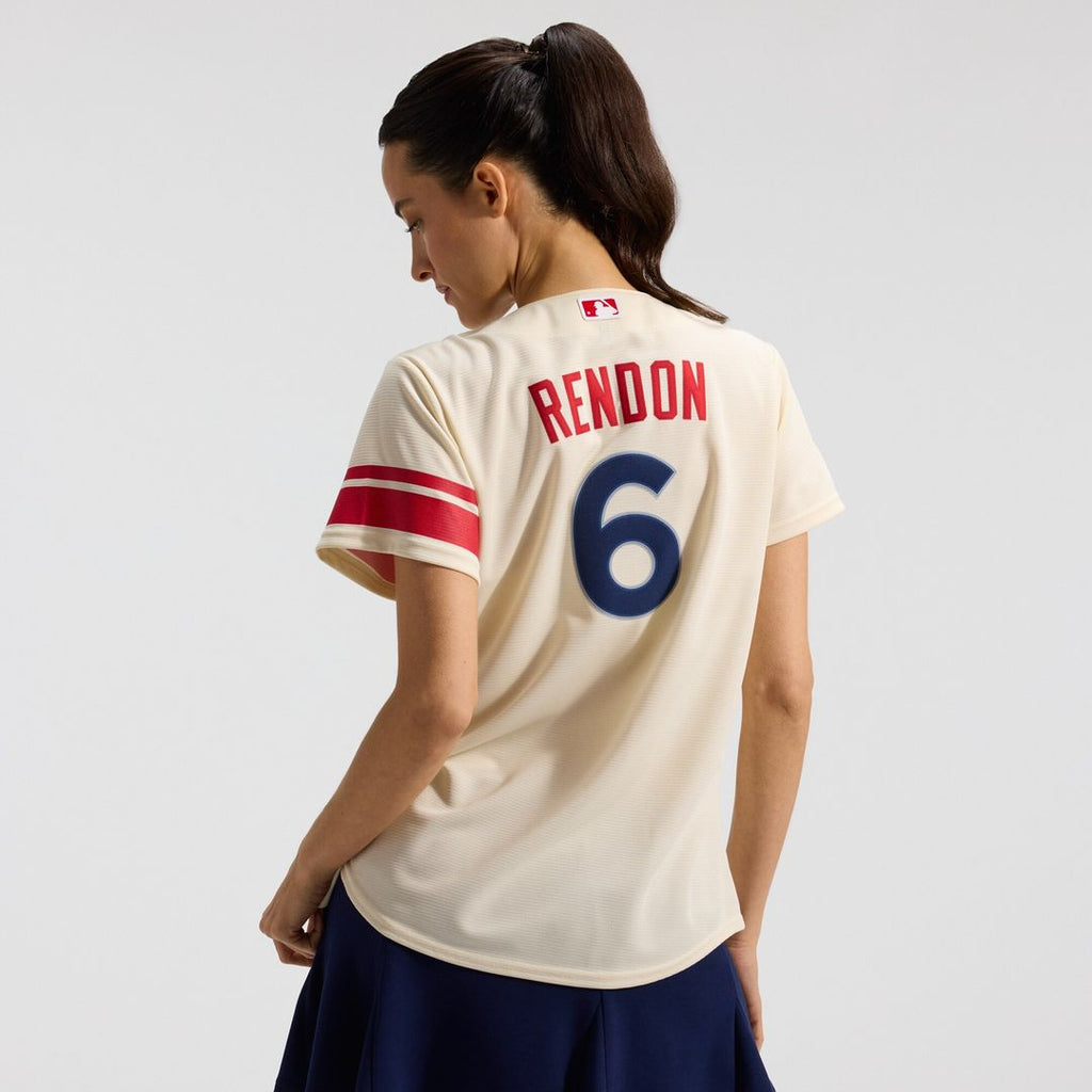 Anthony Rendon Los Angeles Angels Nike Women's City Connect Replica Player Jersey - Cream Official MLB Team Apparel Baseball Fan Gear