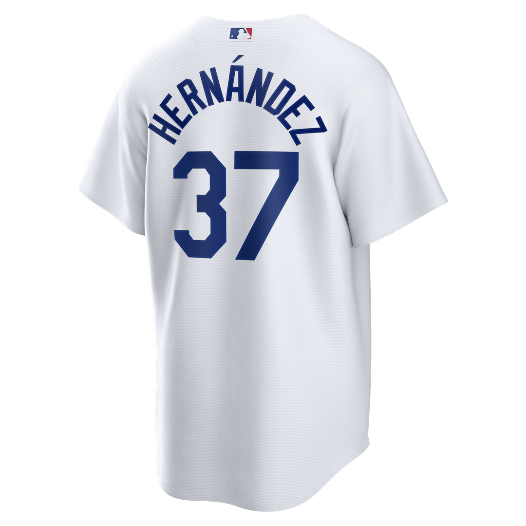 Teoscar Hernández Los Angeles Dodgers Nike Home Replica Jersey - White Official MLB Team Apparel Baseball Fan Gear