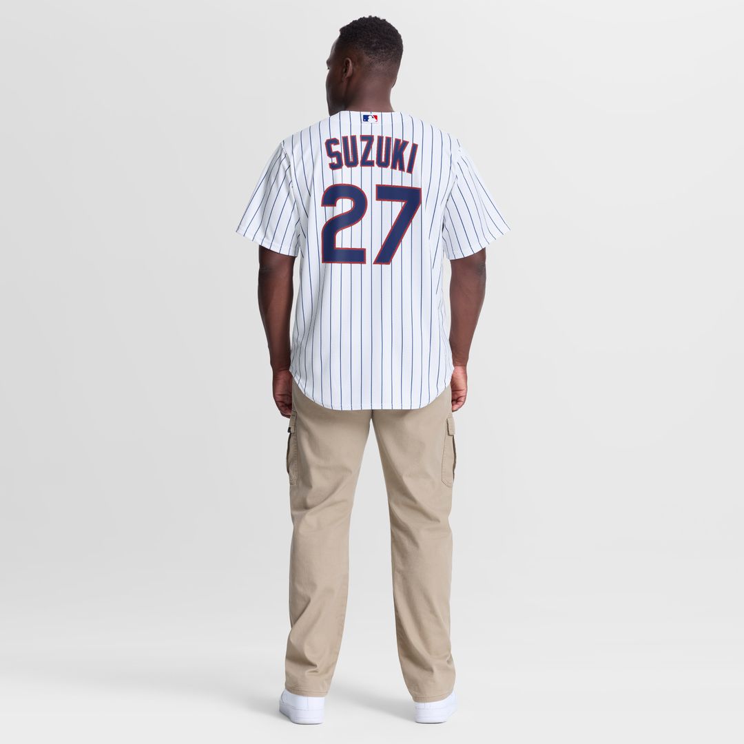 Seiya Suzuki Chicago Cubs Nike Home Replica Jersey - White Official MLB Team Apparel Baseball Fan Gear