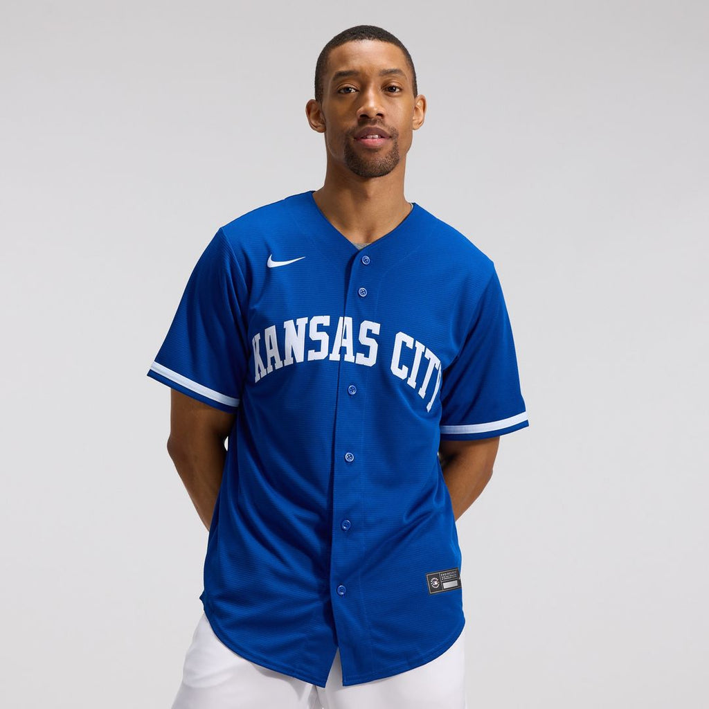 Kansas City Royals Nike Alternate Replica Team Jersey - Royal Official MLB Team Apparel Baseball Fan Gear