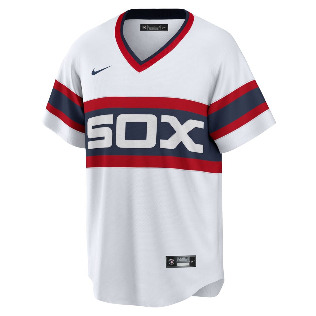 Carlton Fisk Chicago White Sox Nike Home Cooperstown Collection Team Player Jersey - White Official MLB Team Apparel Baseball Fan Gear