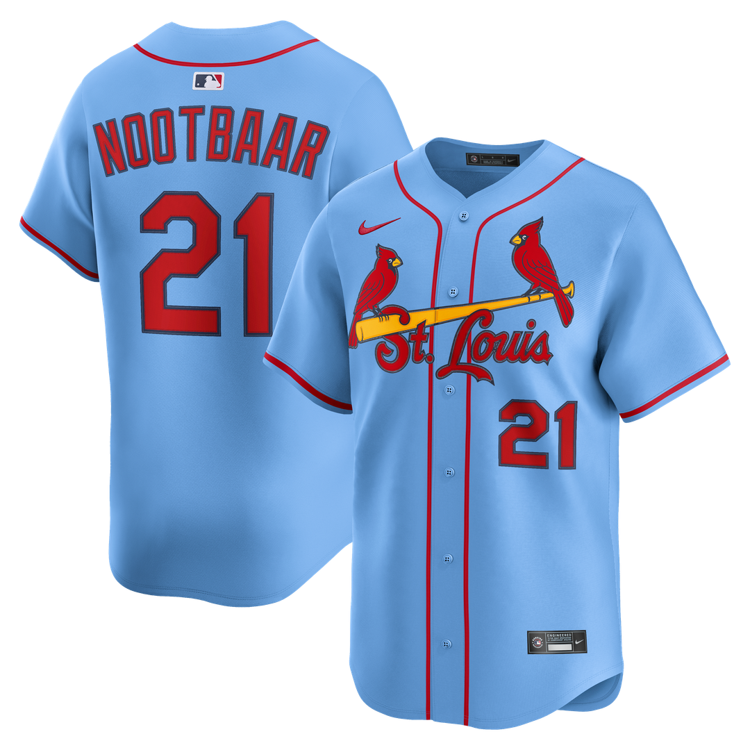 Lars Nootbaar St. Louis Cardinals Nike Home Limited Player Jersey - White Official MLB Team Apparel Baseball Fan Gear