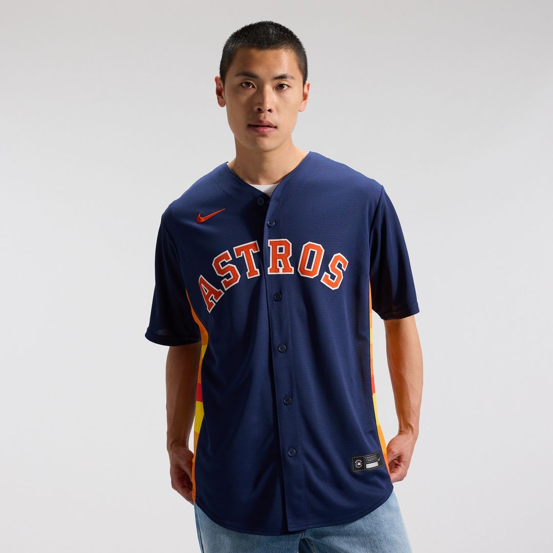Jose Altuve Houston Astros Nike Alternate 2 Replica Jersey - Navy Official MLB Team Apparel Baseball Fan Gear