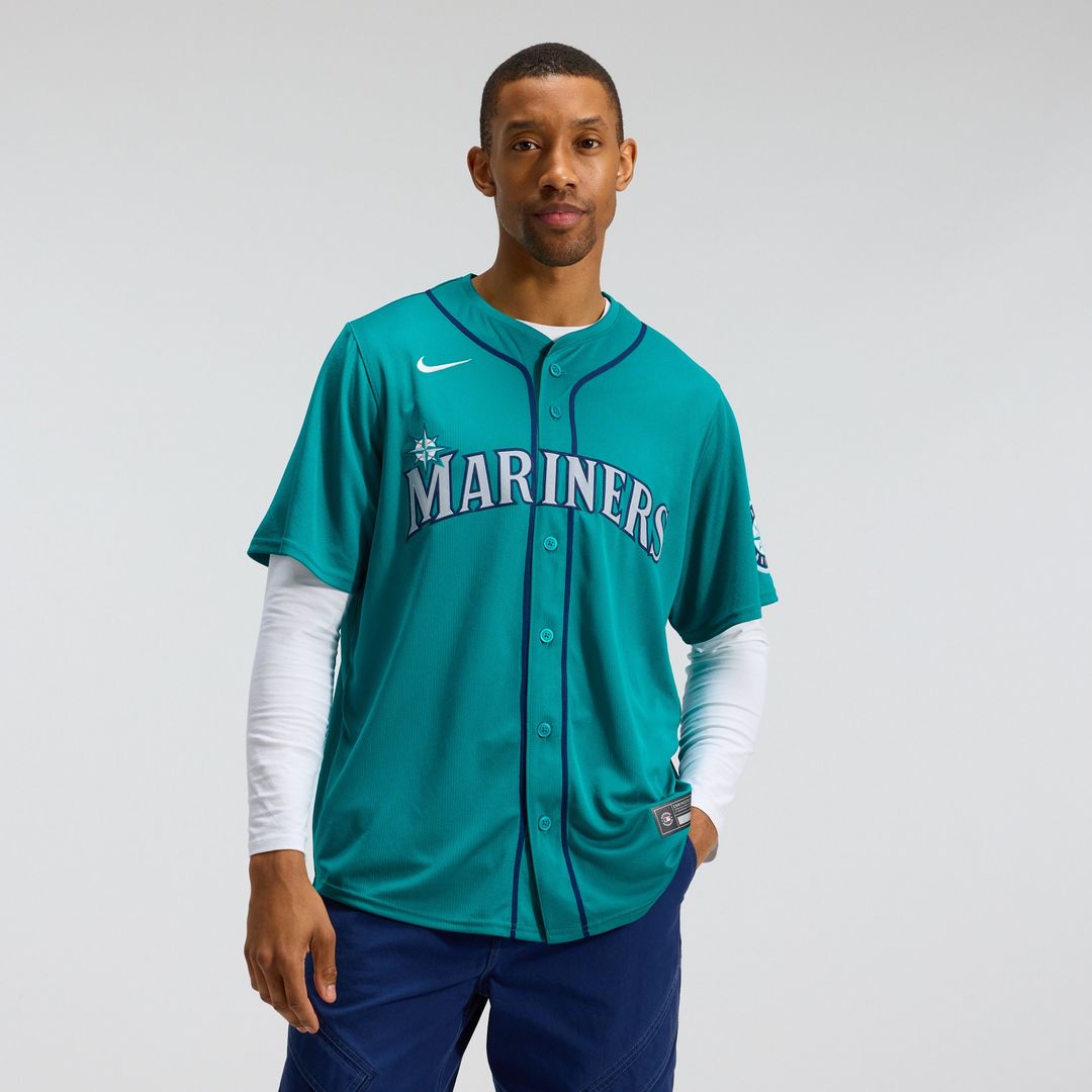 Cal Raleigh Seattle Mariners Nike Alternate Limited Jersey - Teal Official MLB Team Apparel Baseball Fan Gear