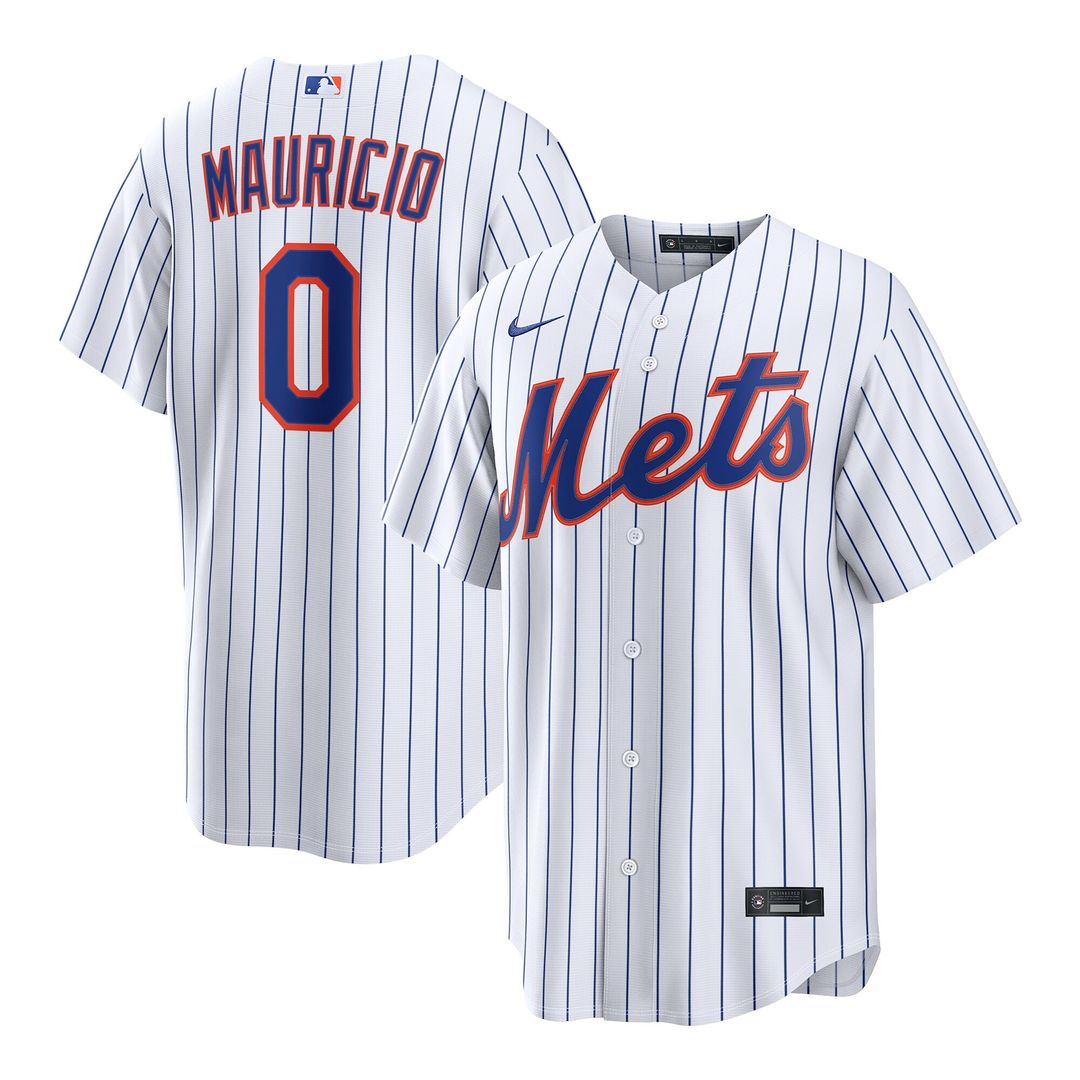 Ronny Mauricio New York Mets Nike Home Replica Jersey - White Official MLB Team Apparel Baseball Fan Gear