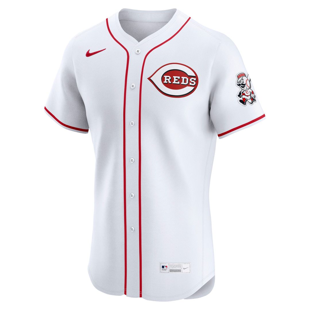 Cincinnati Reds Nike Home Elite Jersey - White Official MLB Team Apparel Baseball Fan Gear